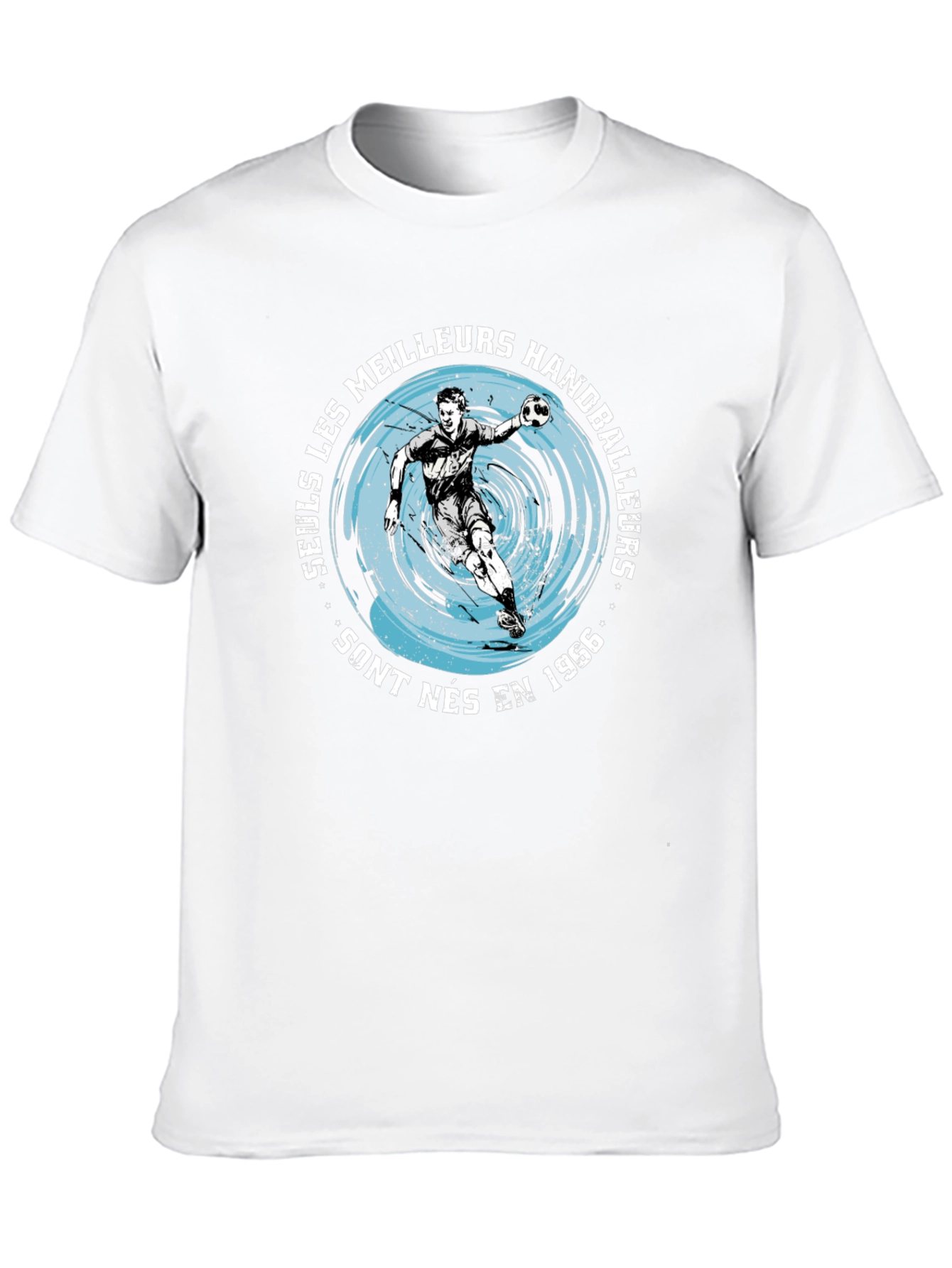 Handball Player Graphic T-Shirt - Born in 1966