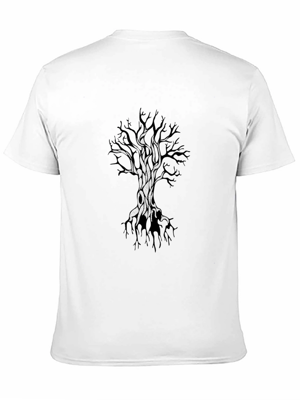 Dark Tree Graphic Tee - Mens Black T-Shirt