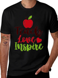 Teach Love Inspire T-Shirt Teacher Appreciation Gift