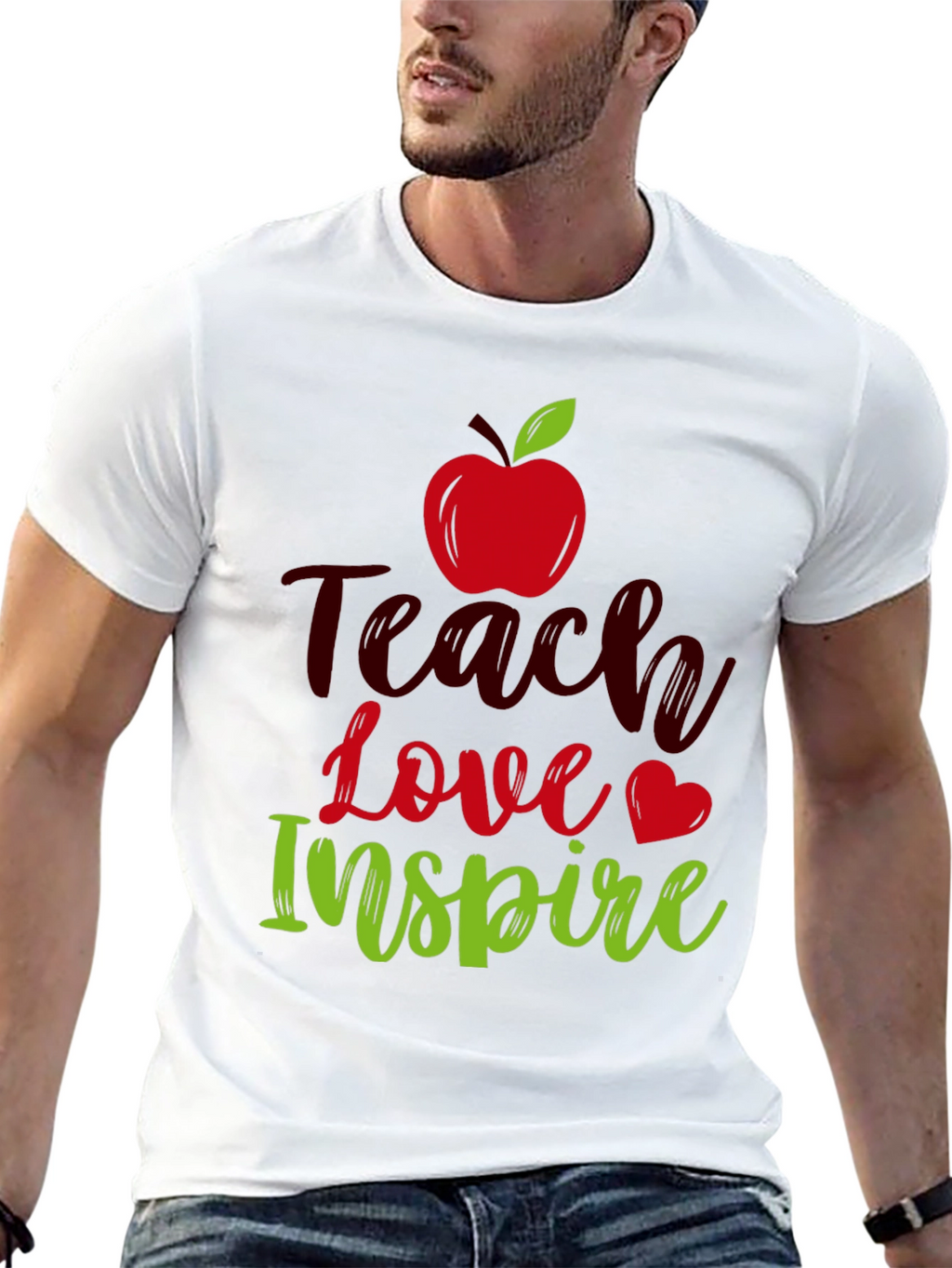 Teach Love Inspire T-Shirt Teacher Appreciation Gift