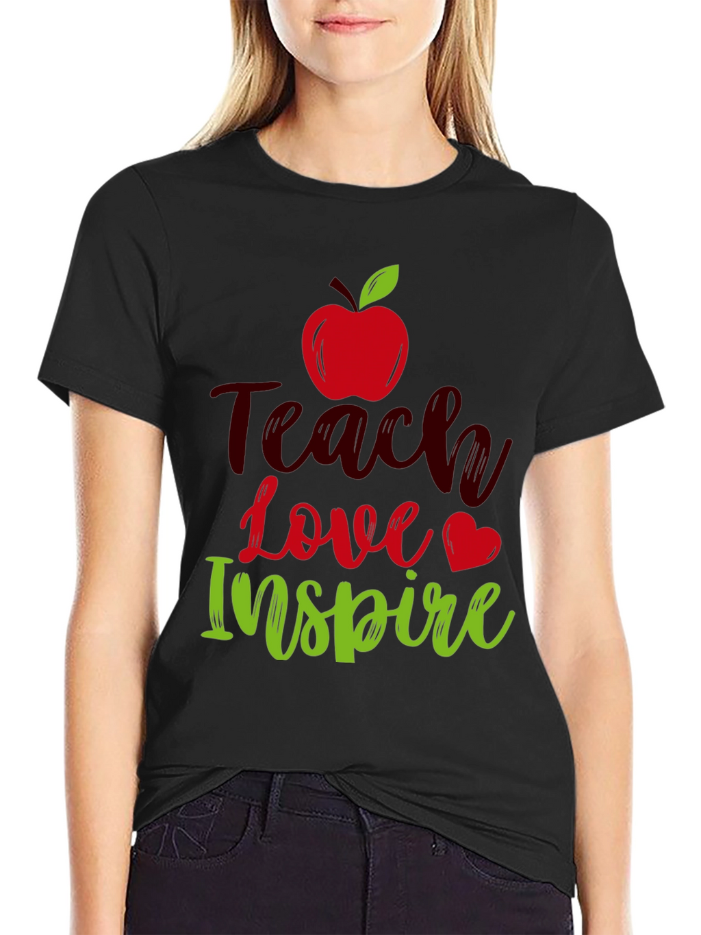 Teach Love Inspire T-Shirt Teacher Appreciation Gift