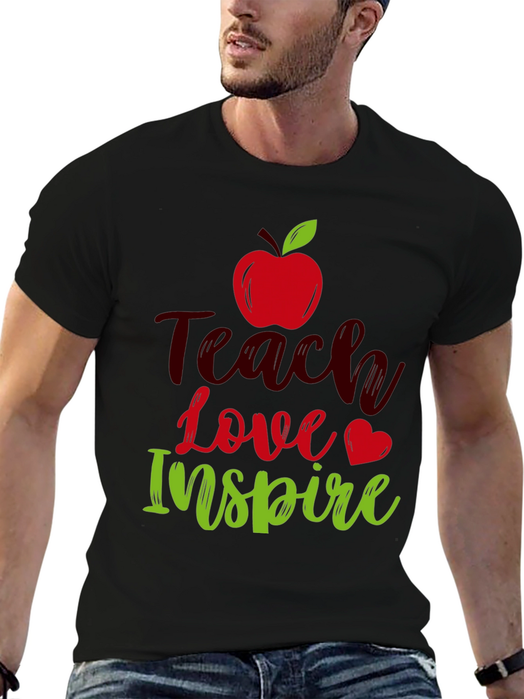 Teach Love Inspire T-Shirt Teacher Appreciation Gift