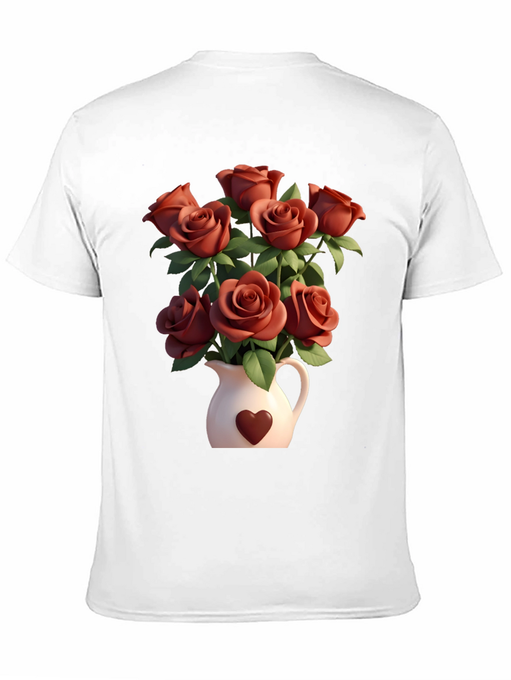 Floral Heart Vase T-Shirt