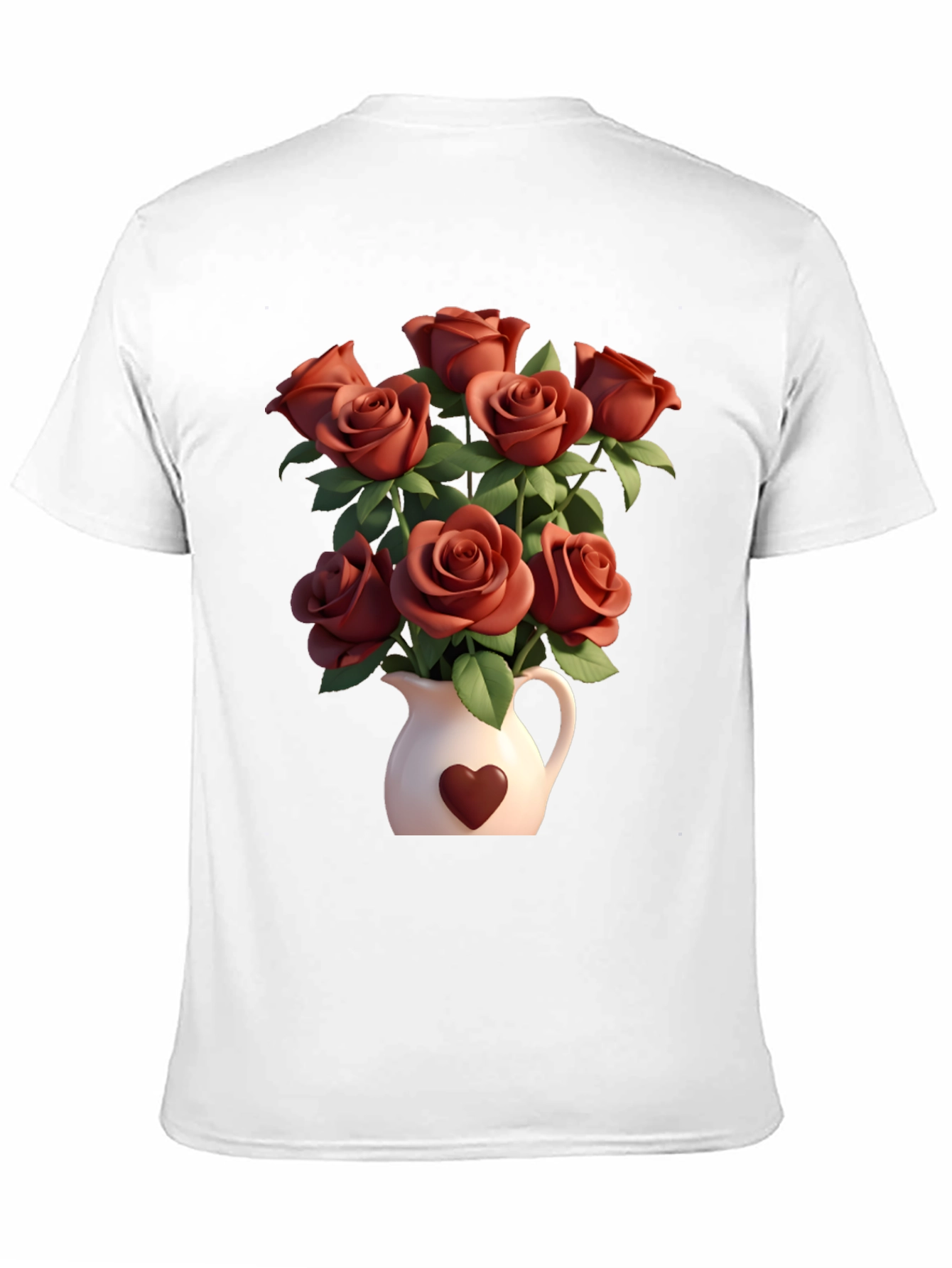 Floral Heart Vase T-Shirt