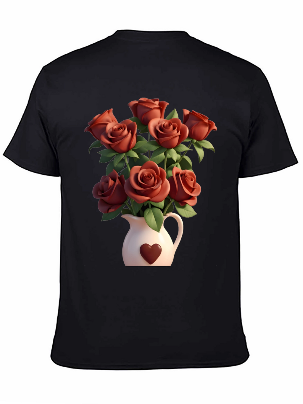 Floral Heart Vase T-Shirt