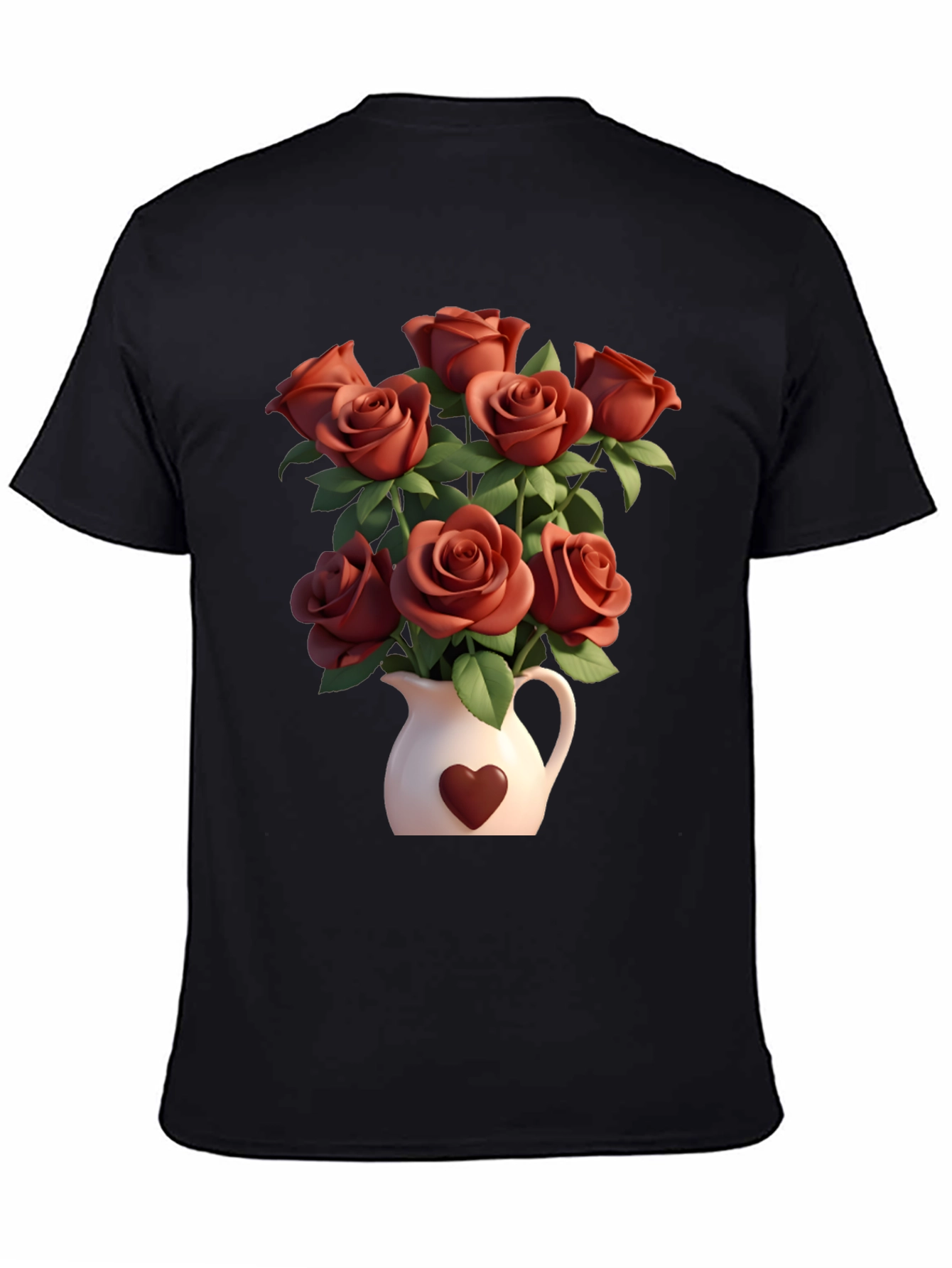 Floral Heart Vase T-Shirt