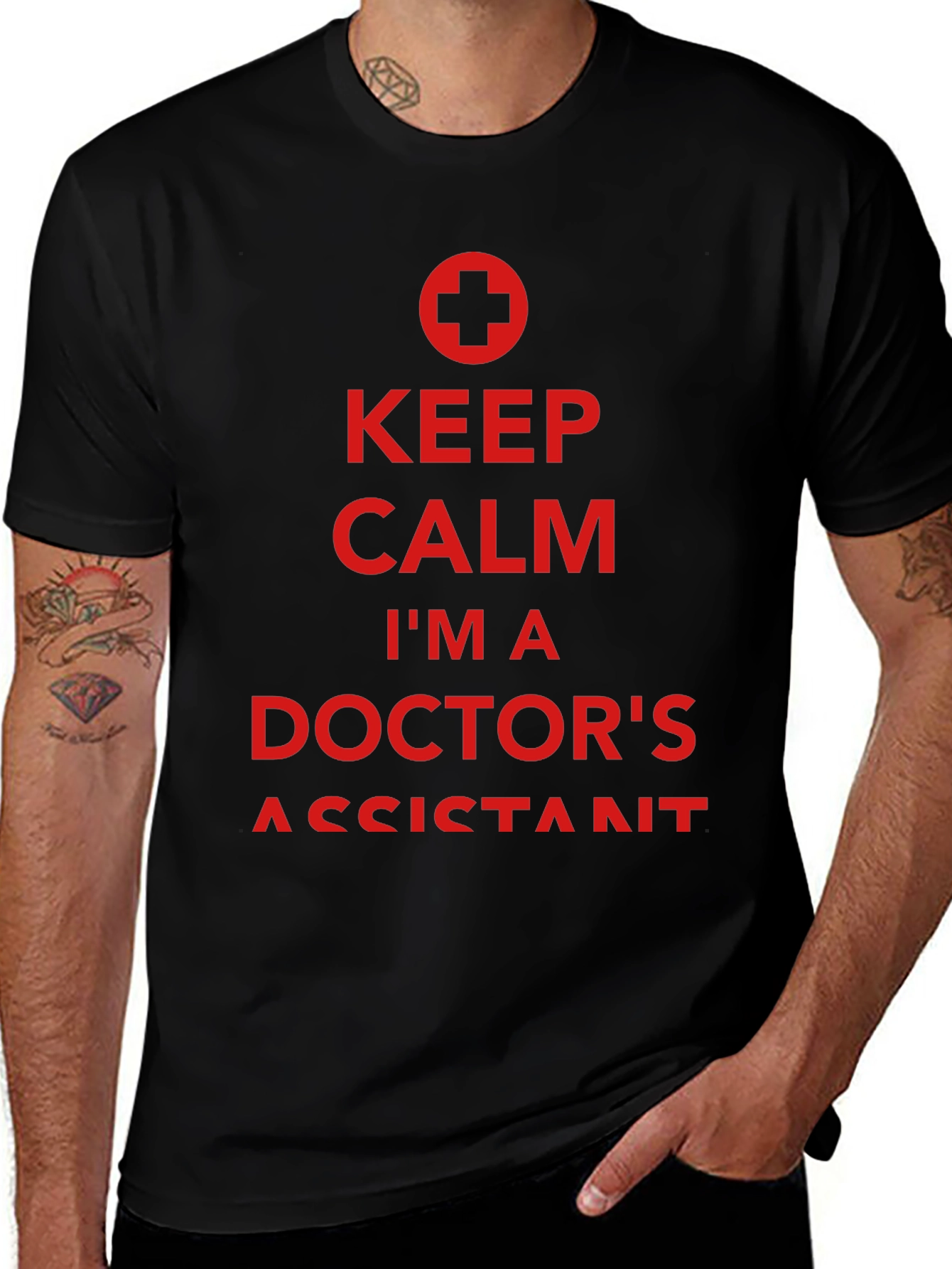 Keep Calm Doctors Assistant Tee