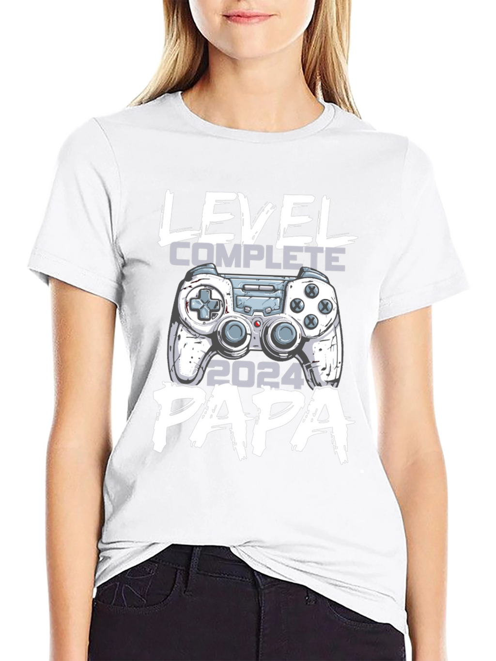 Level Complete Papa 2024 Gamer T-Shirt