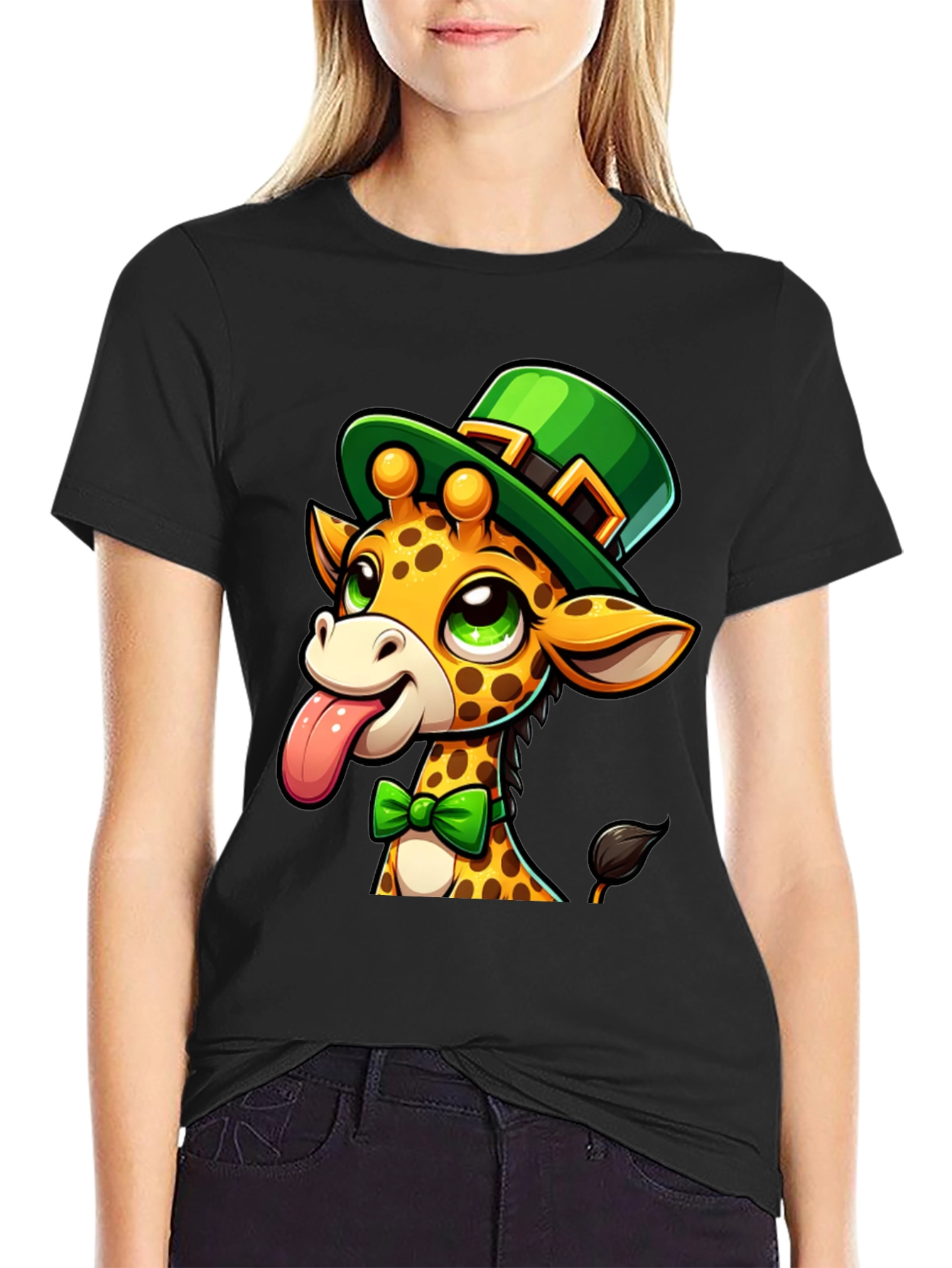 St. Patricks Day Giraffe T-Shirt