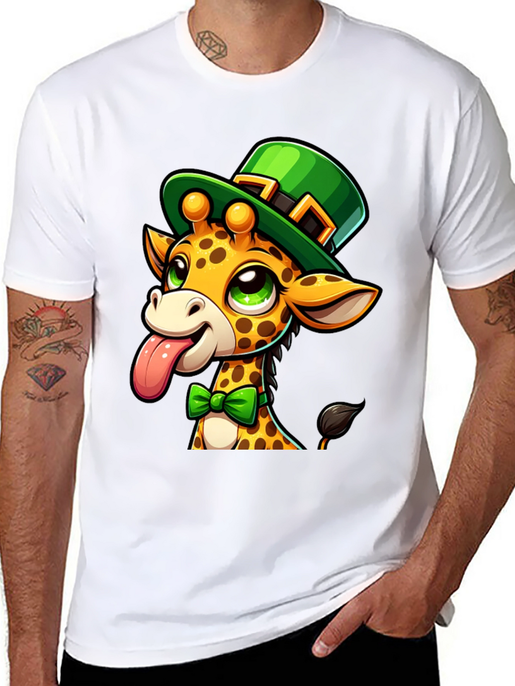 St. Patricks Day Giraffe T-Shirt