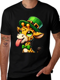 St. Patricks Day Giraffe T-Shirt