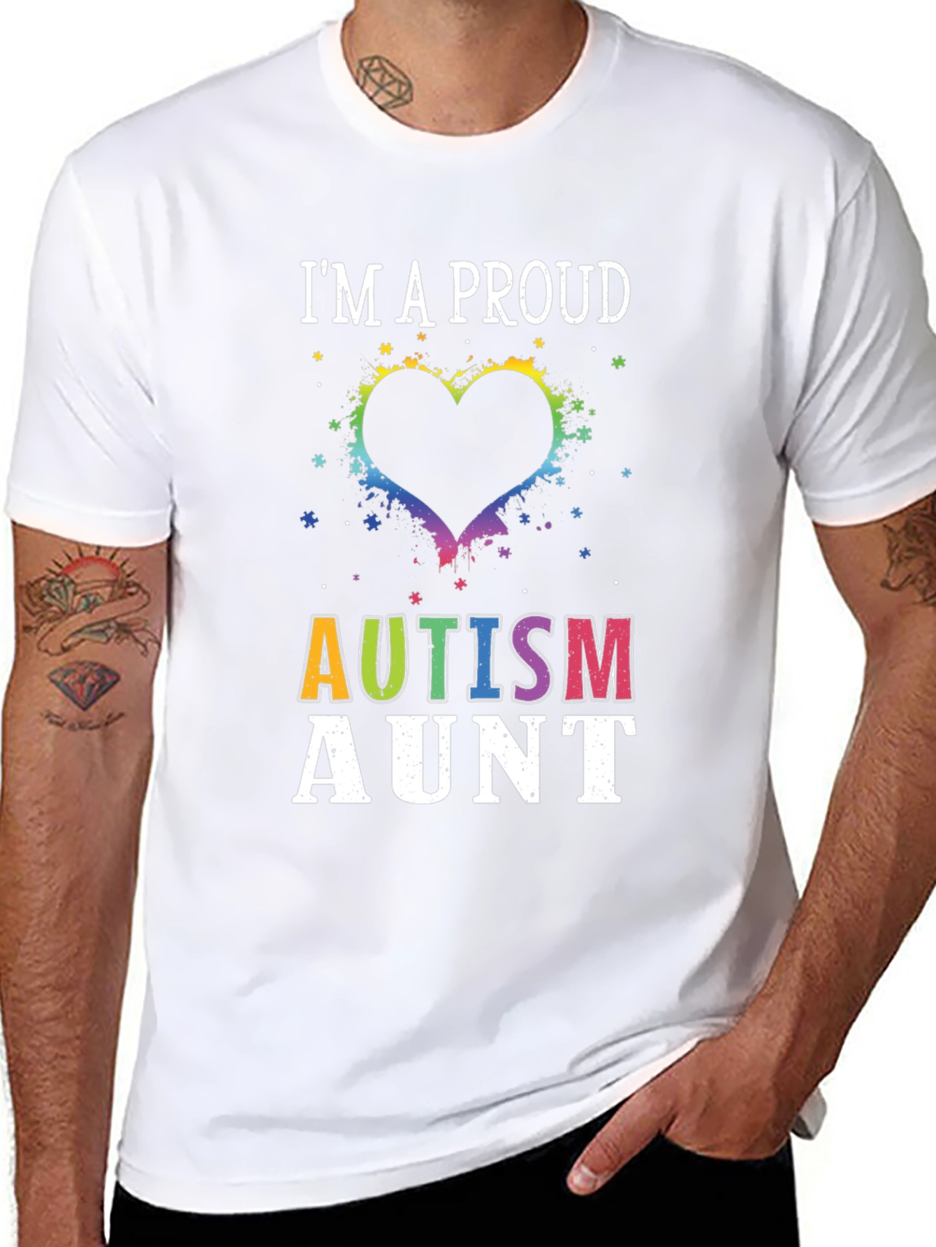 Proud Autism Aunt T-Shirt