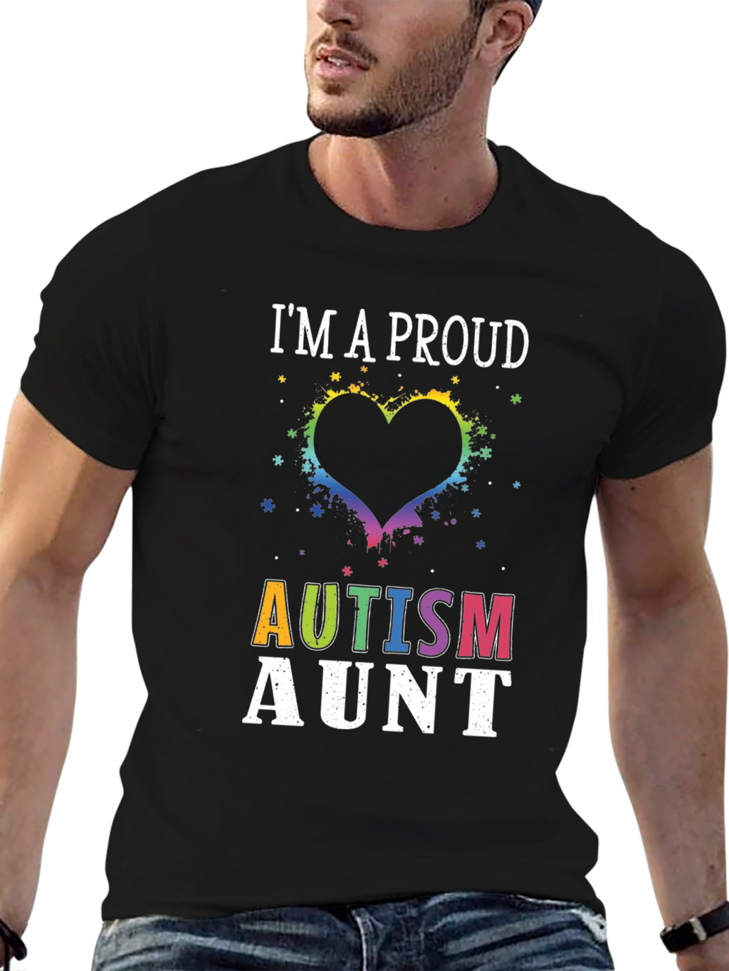 Proud Autism Aunt T-Shirt
