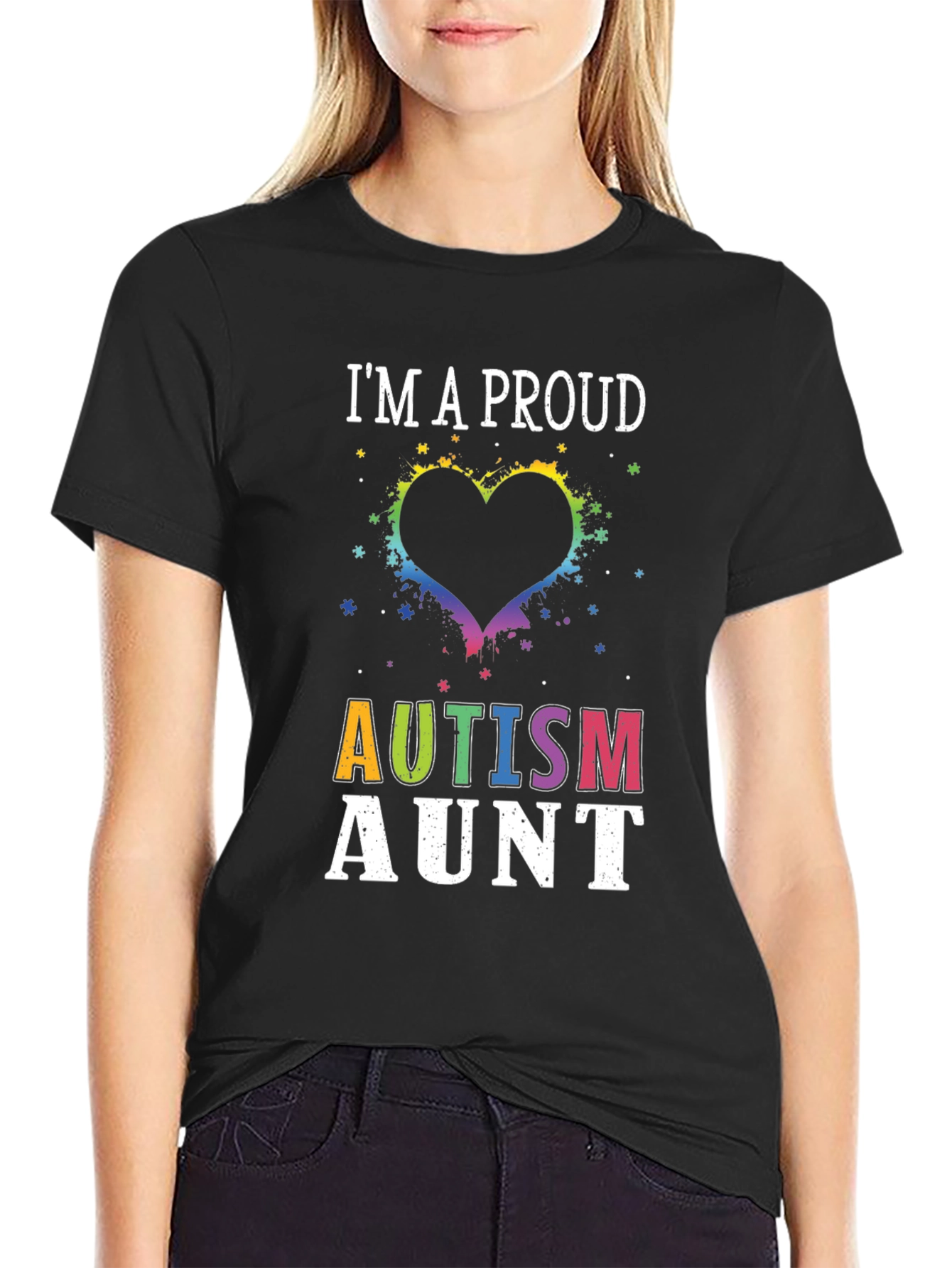 Proud Autism Aunt T-Shirt