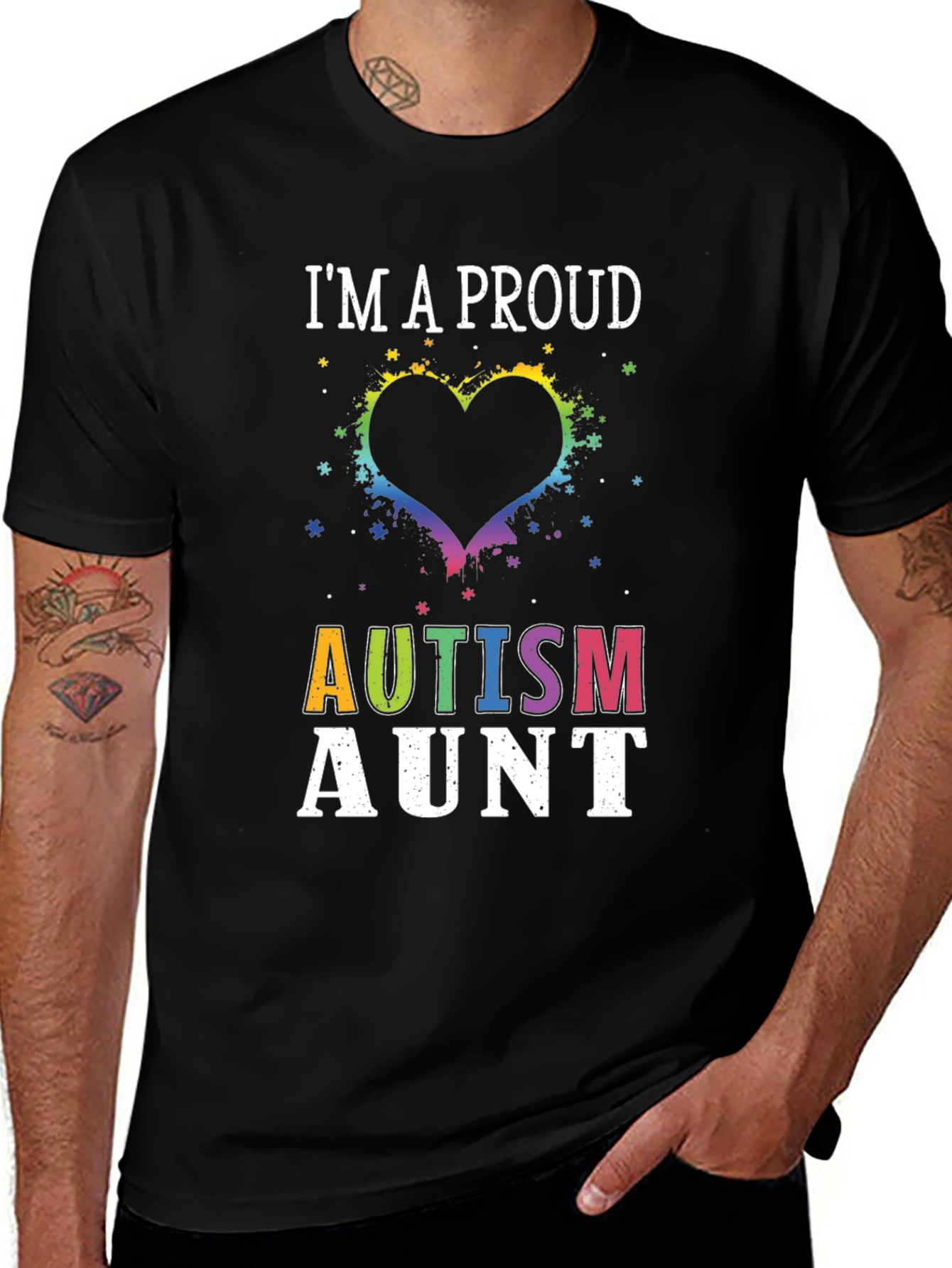 Proud Autism Aunt T-Shirt