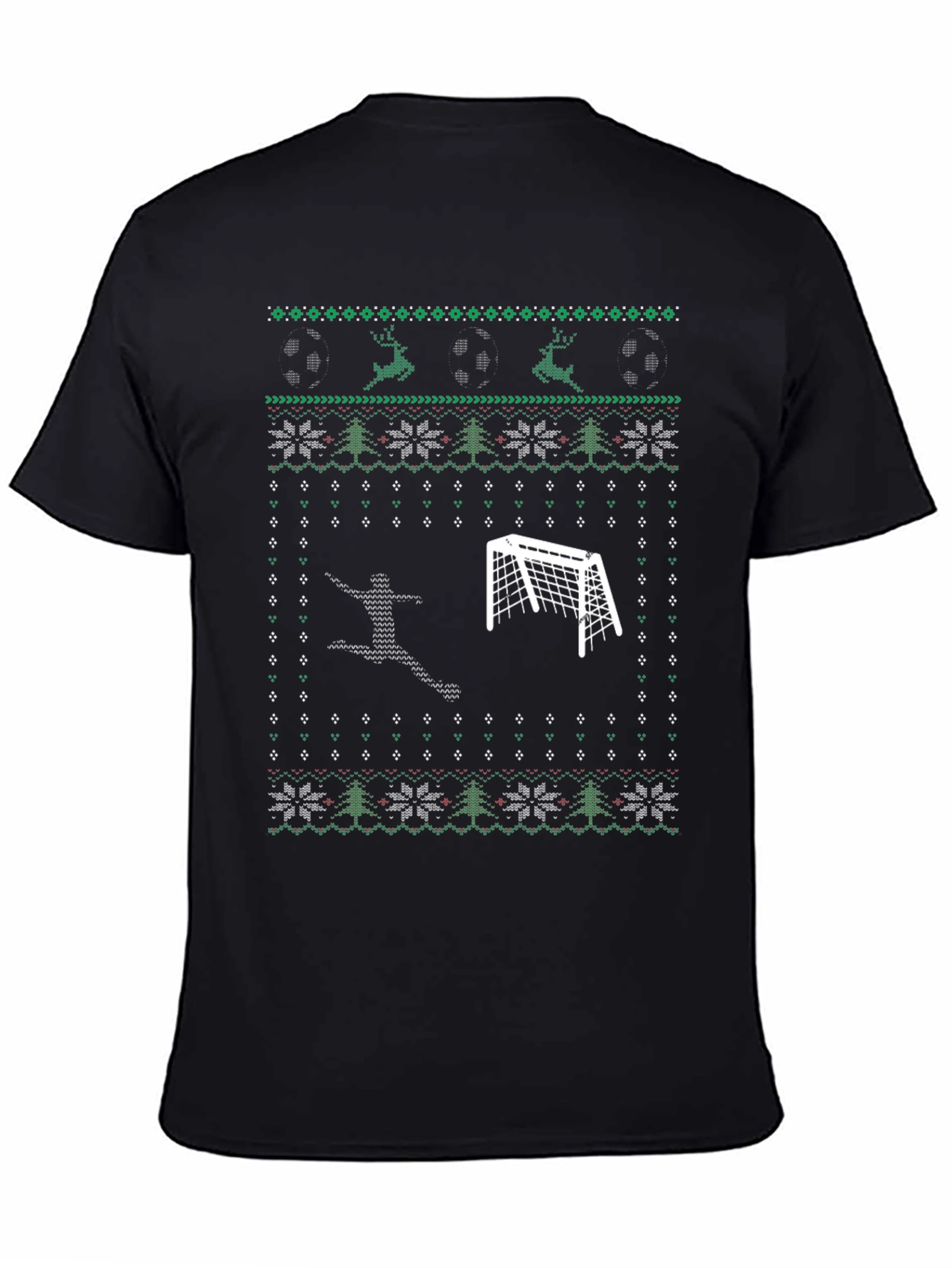 Soccer Ugly Christmas Sweater T-Shirt