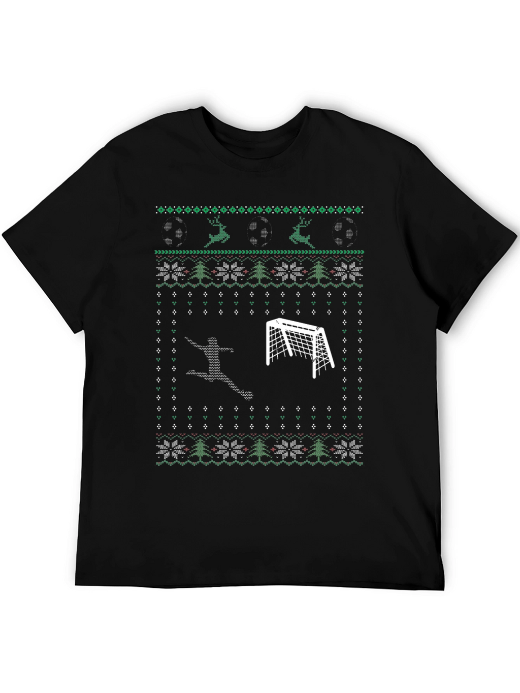 Soccer Ugly Christmas Sweater T-Shirt
