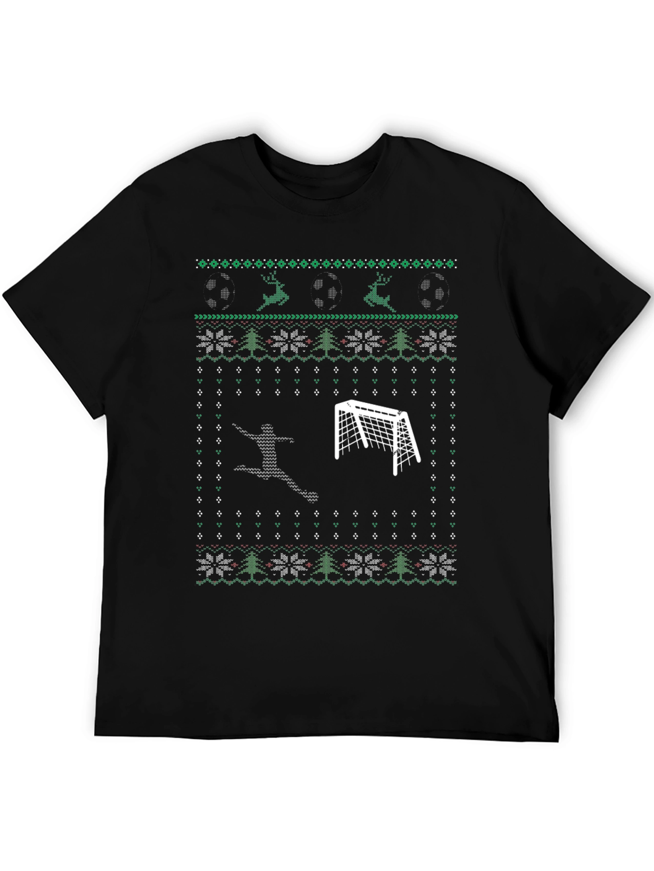 Soccer Ugly Christmas Sweater T-Shirt