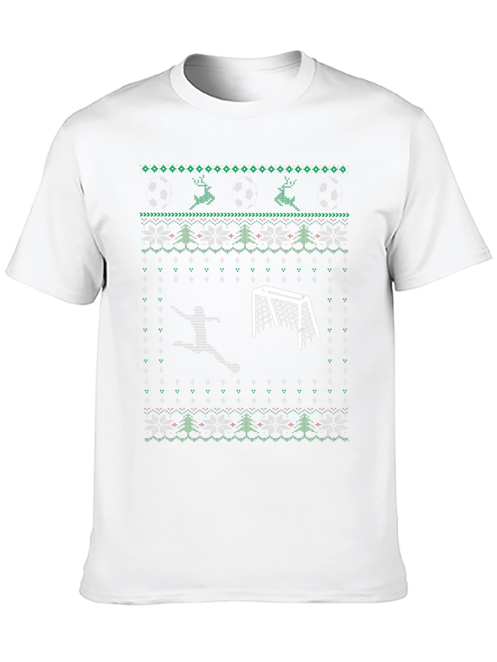 Soccer Ugly Christmas Sweater T-Shirt