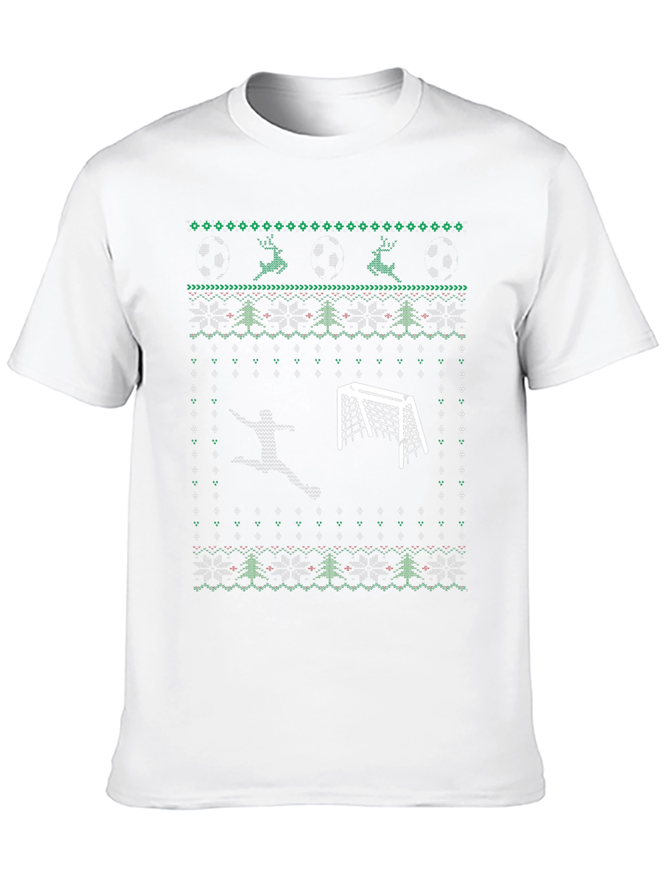 Soccer Ugly Christmas Sweater T-Shirt