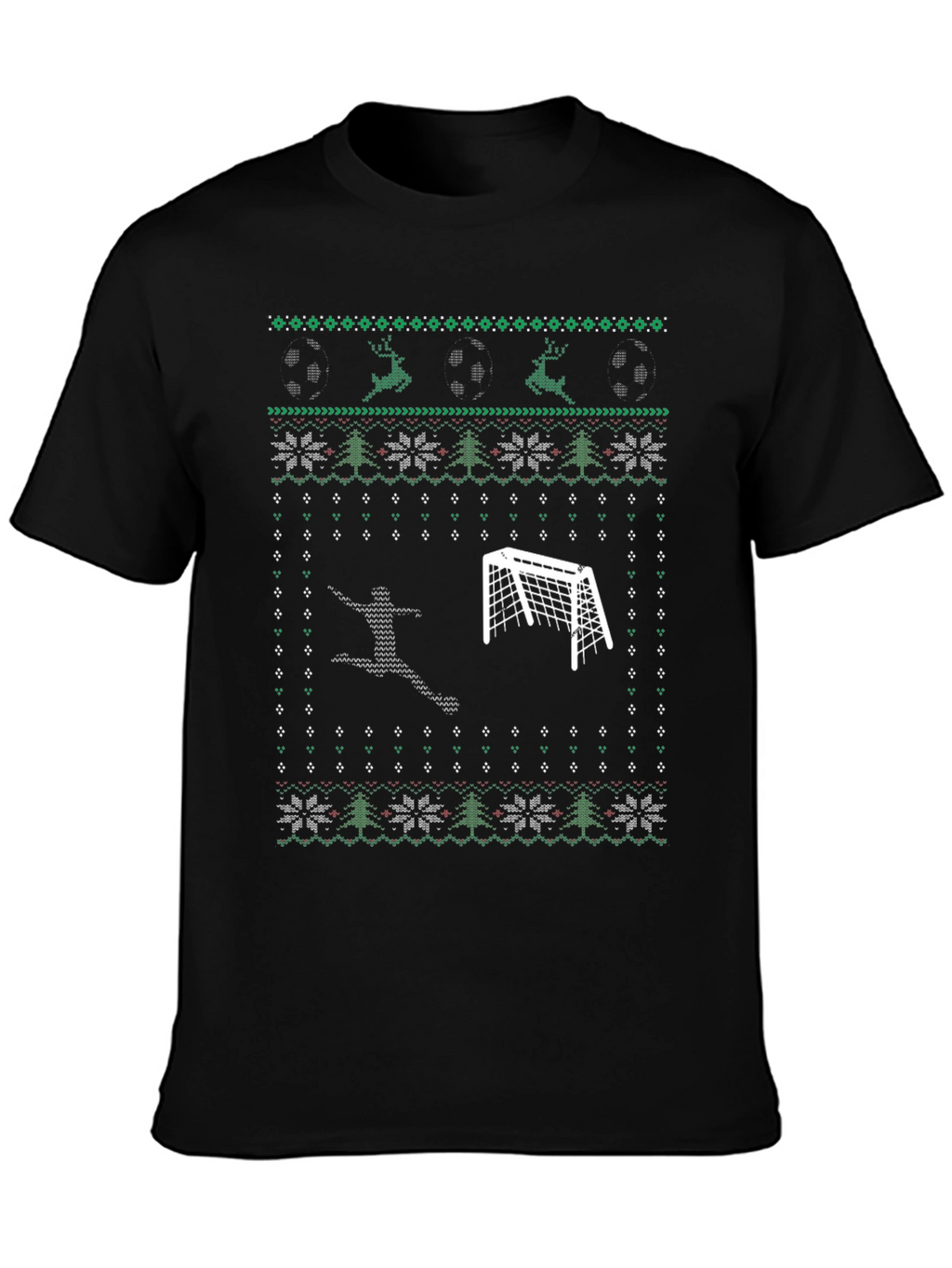 Soccer Ugly Christmas Sweater T-Shirt