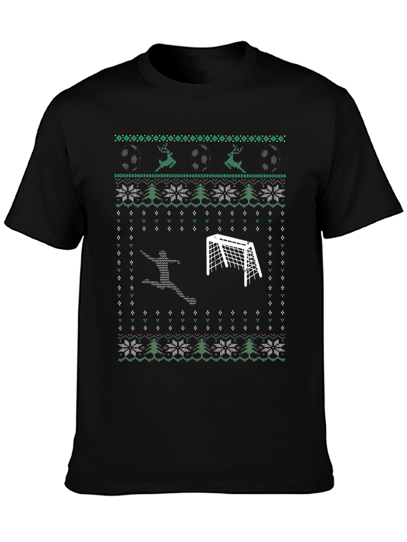 Soccer Ugly Christmas Sweater T-Shirt