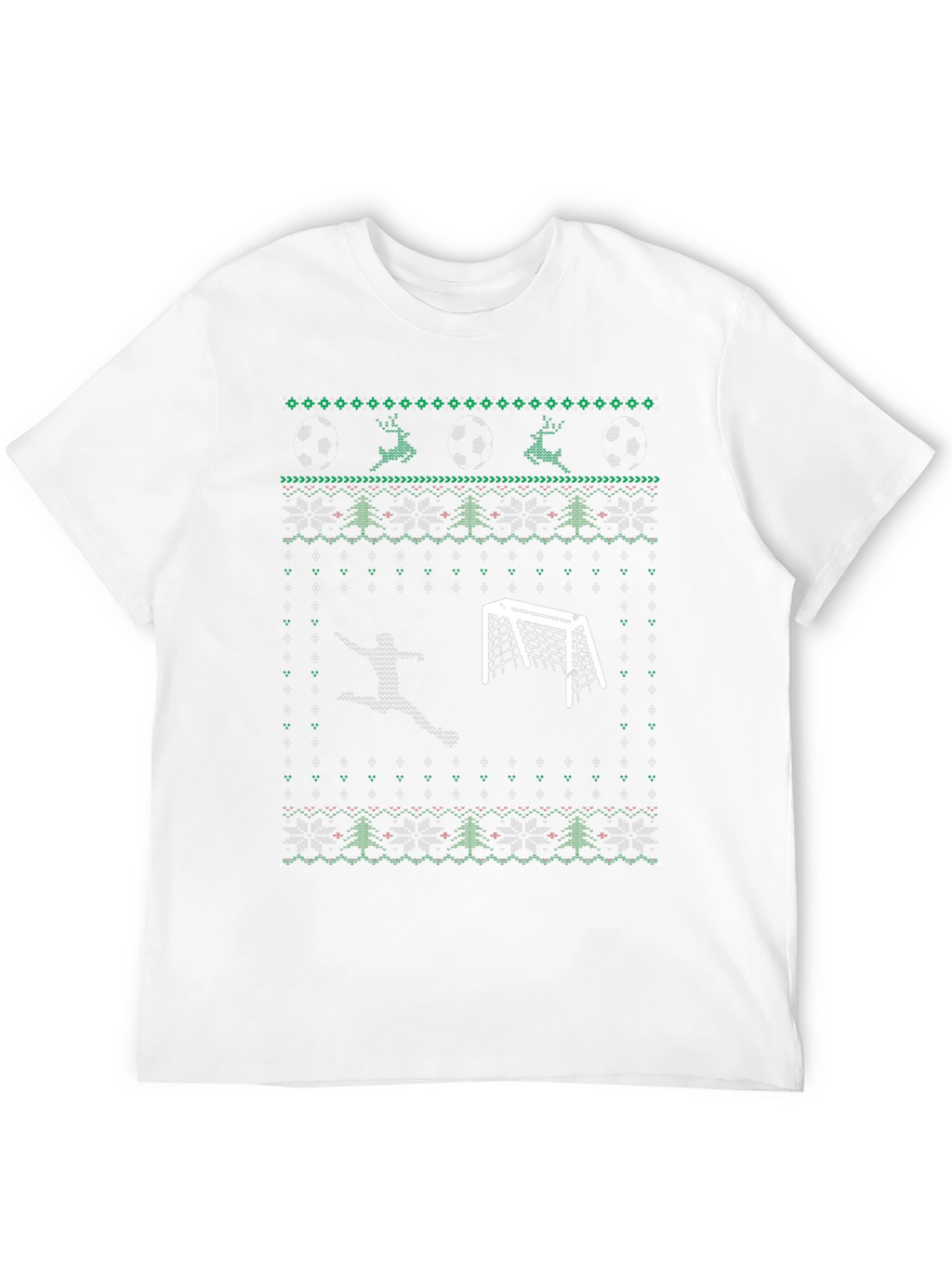 Soccer Ugly Christmas Sweater T-Shirt
