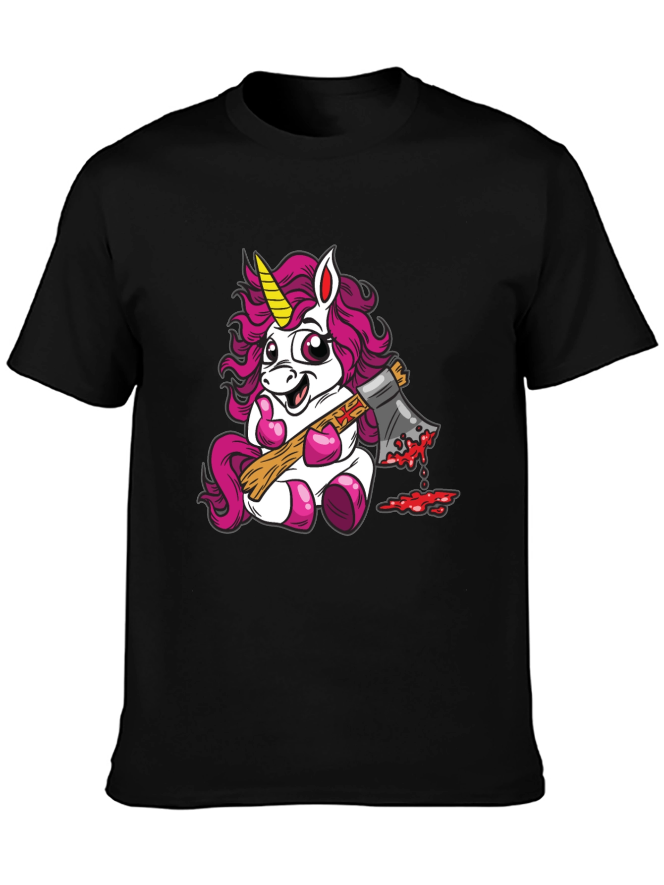 Killer Unicorn Graphic T-Shirt - Creepy Cute Tee