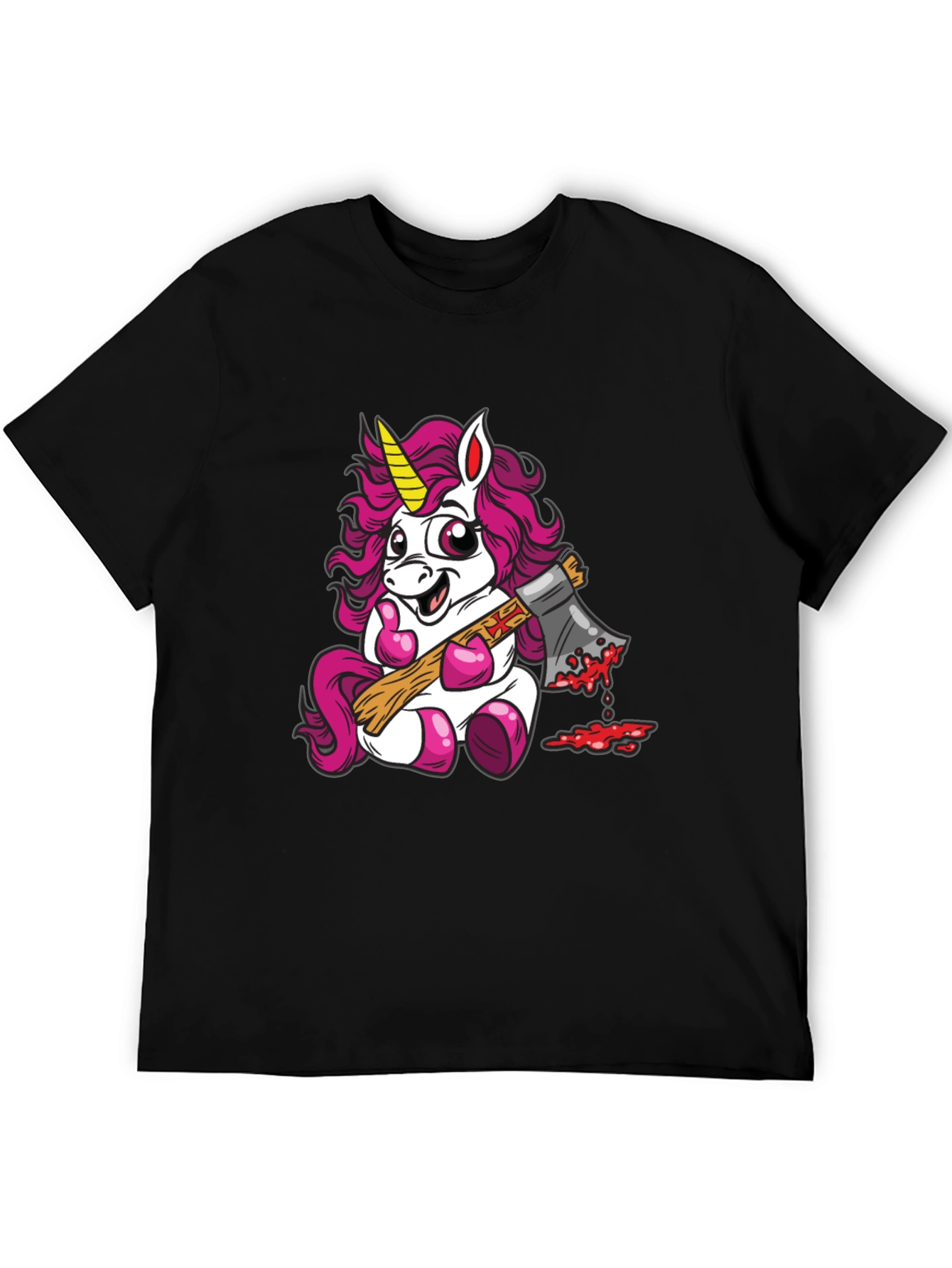 Killer Unicorn Graphic T-Shirt - Creepy Cute Tee