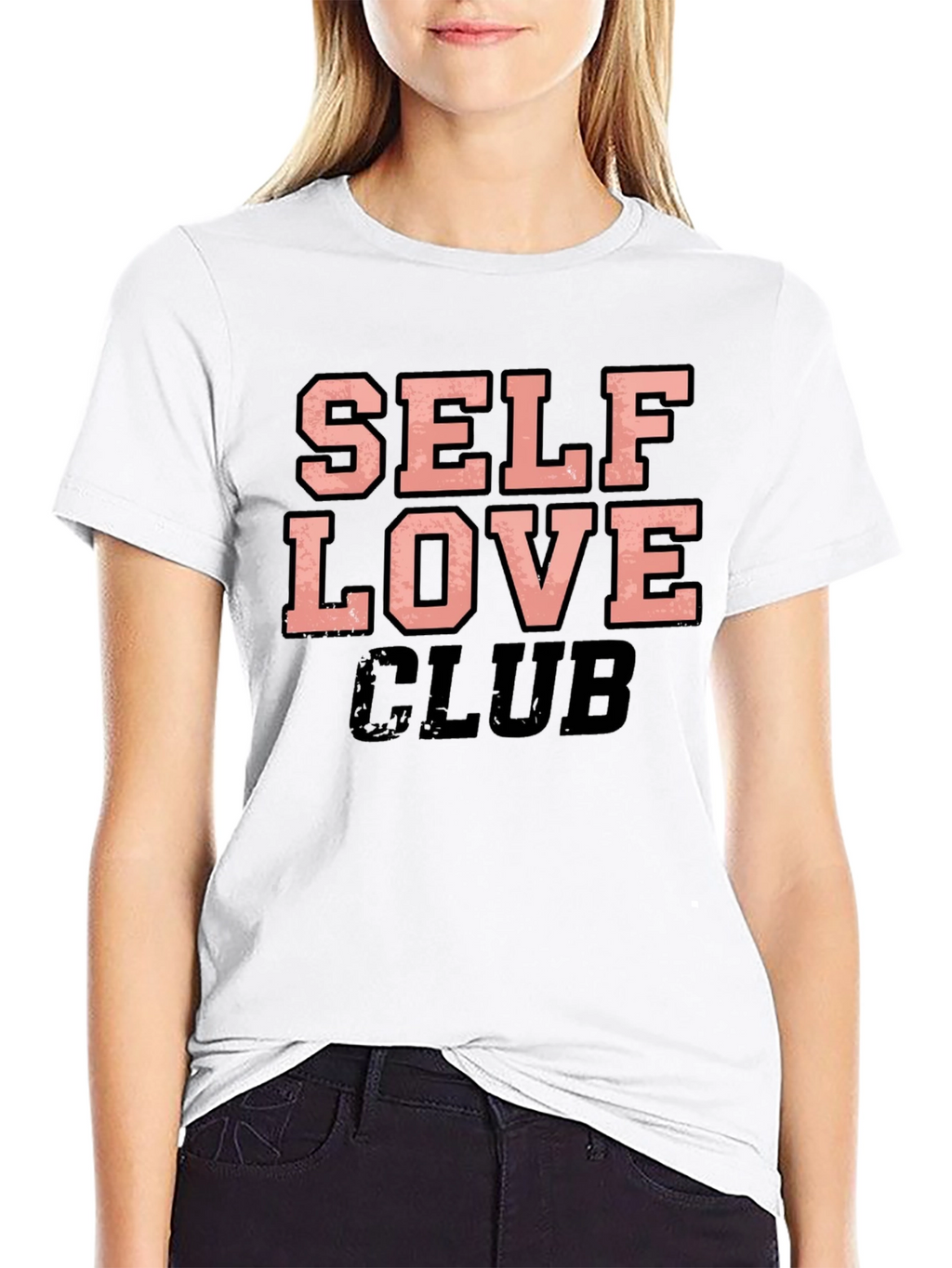Self Love Club Black Graphic Tee