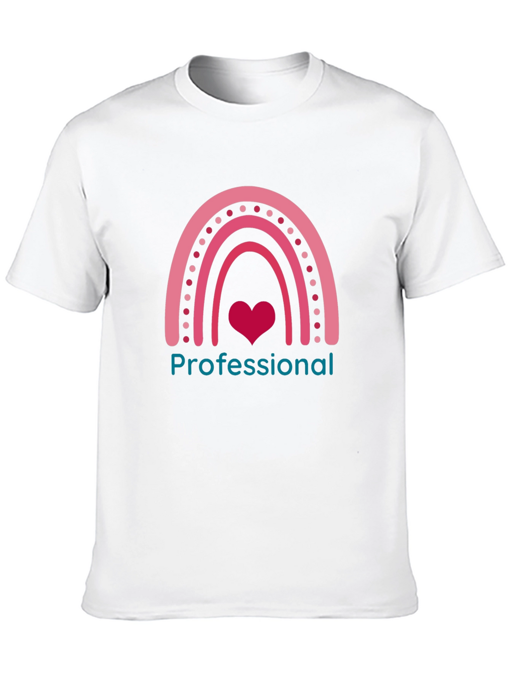 Professional Rainbow Heart Tee