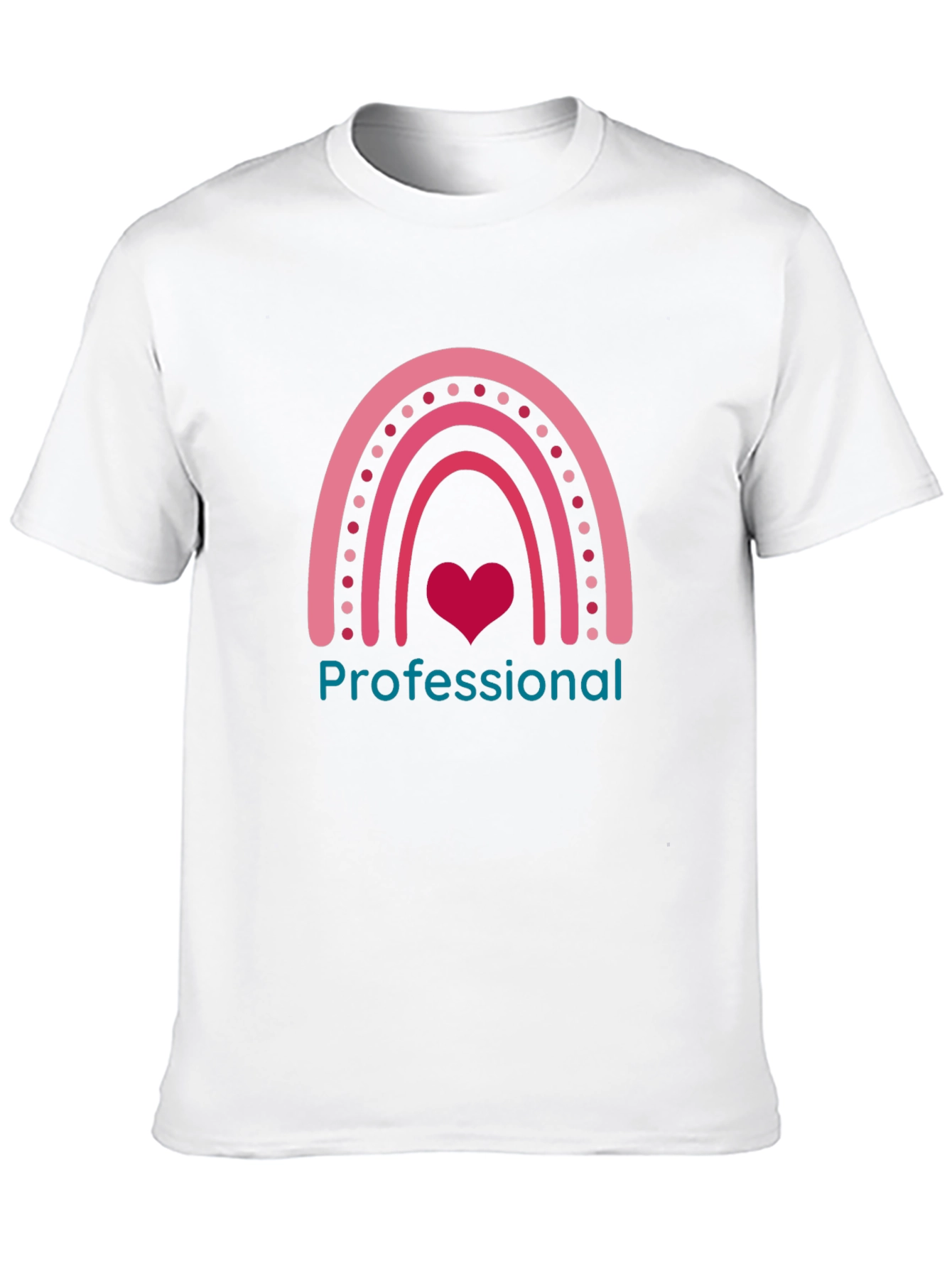Professional Rainbow Heart Tee