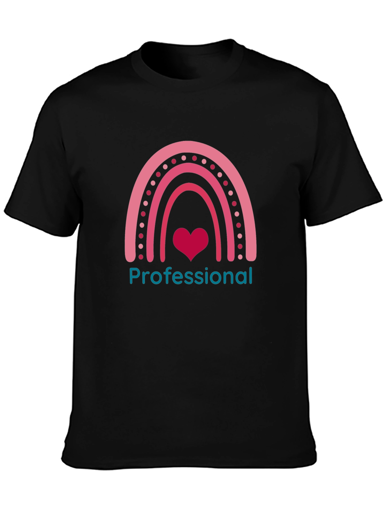 Professional Rainbow Heart Tee