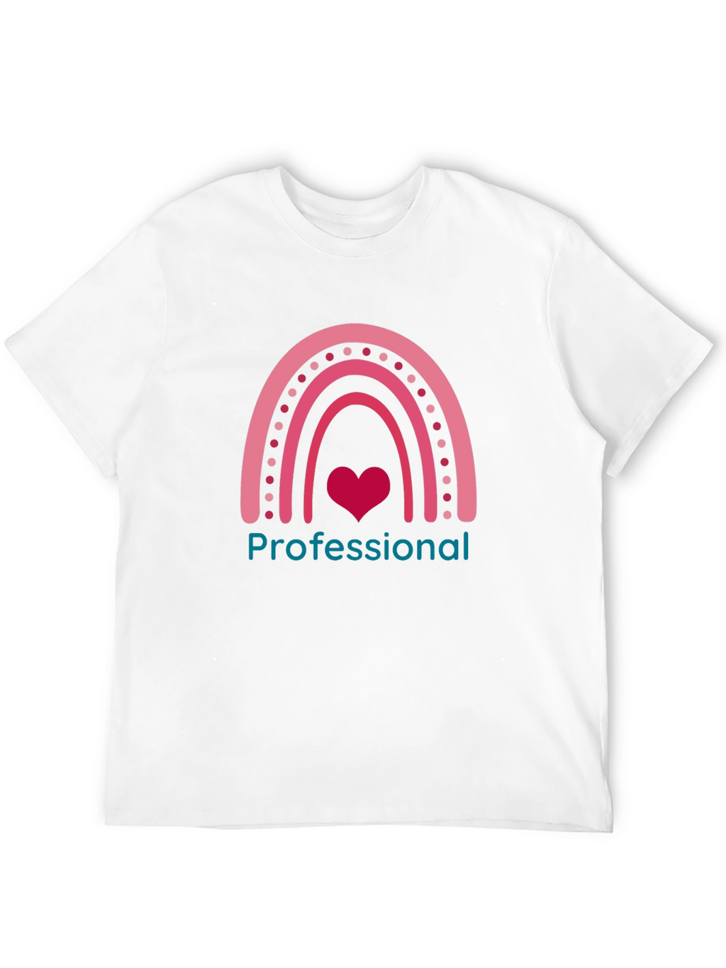 Professional Rainbow Heart Tee