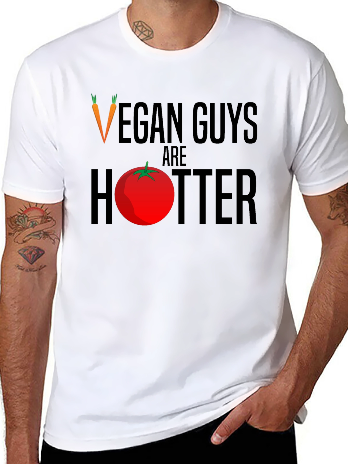 Vegan Guys Are Hotter T-Shirt