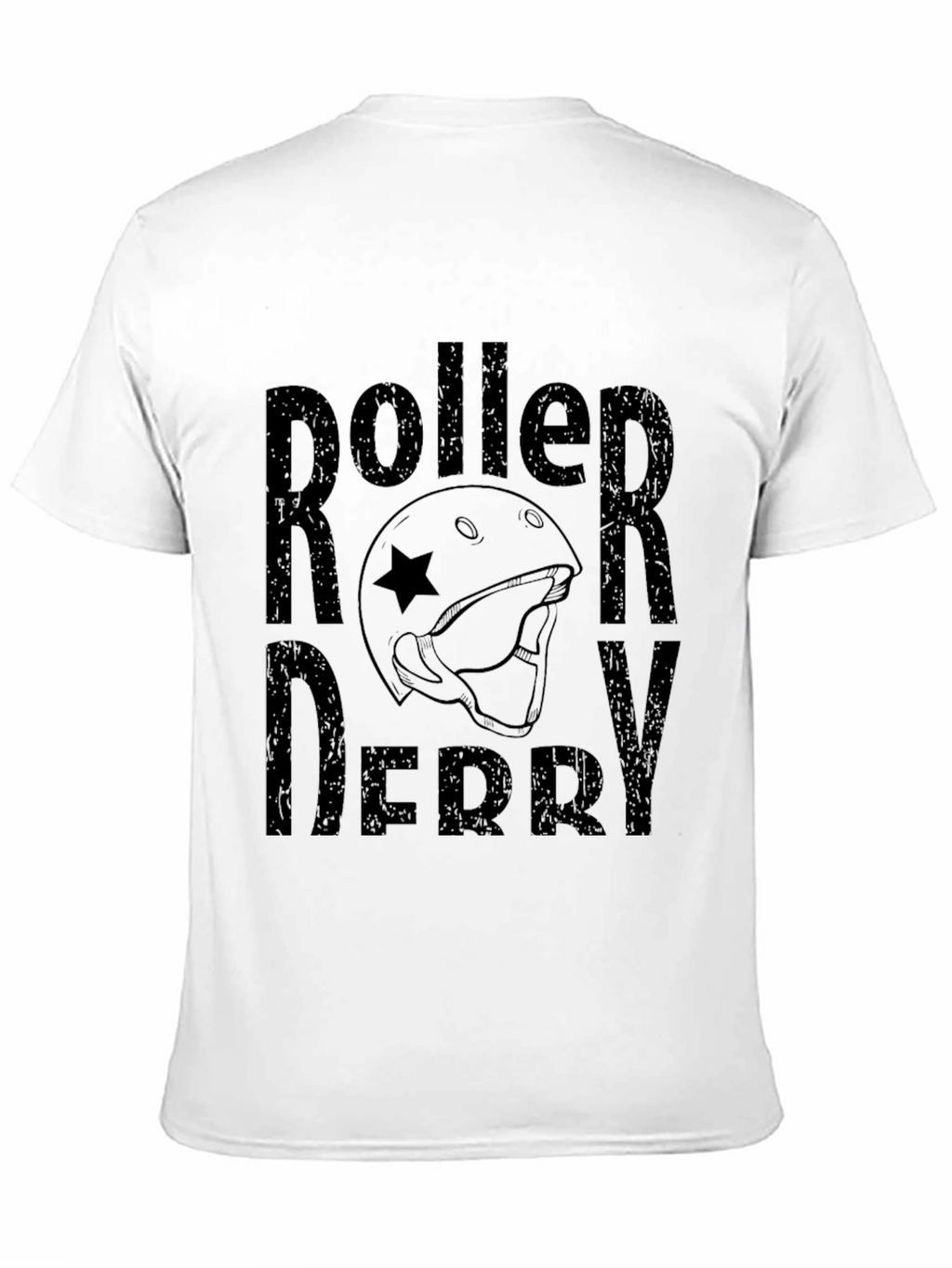 Roller Derby Graphic Tee - Black Cotton T-Shirt