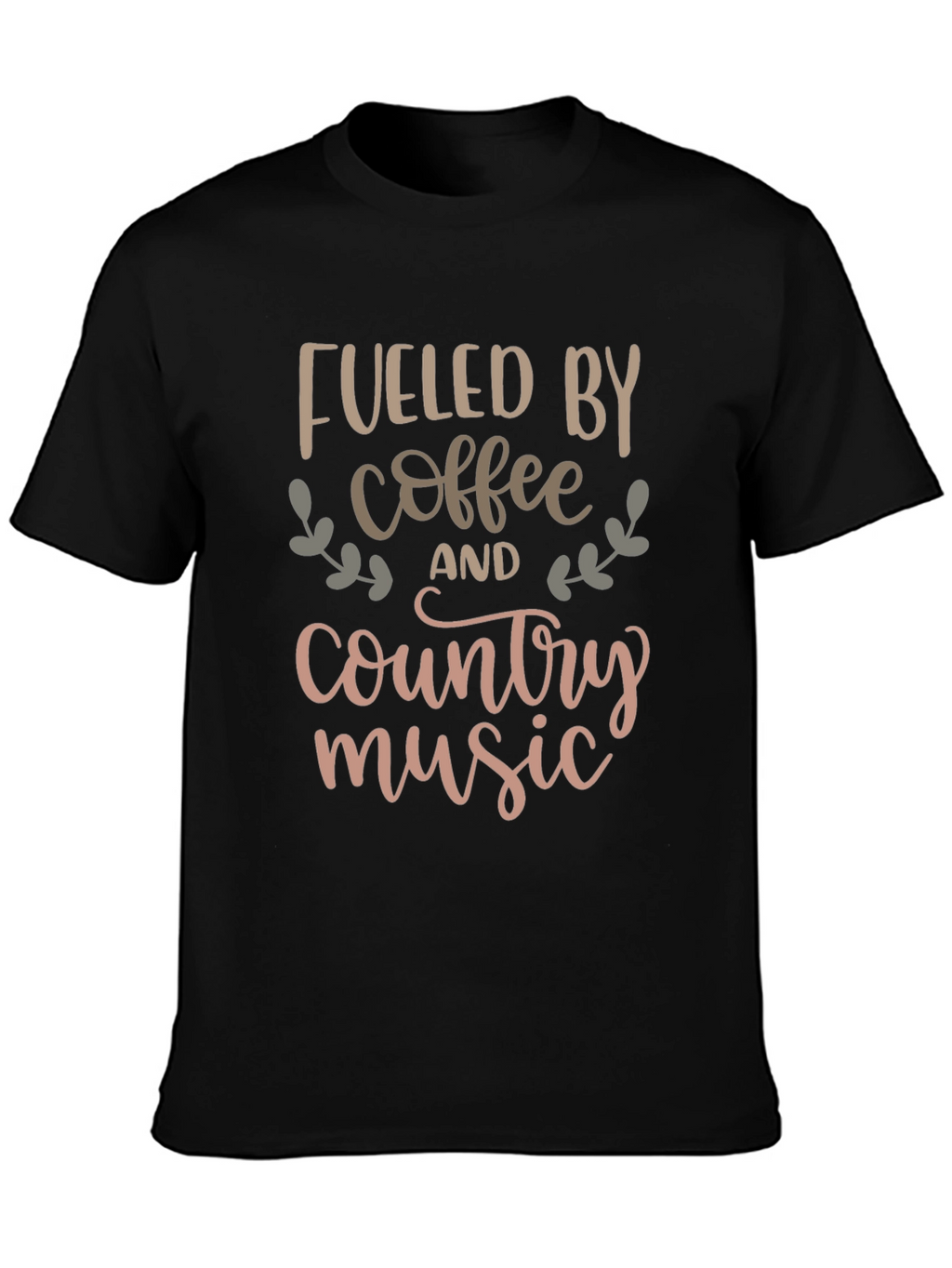 Fueled By Coffee And Country Music T-Shirt