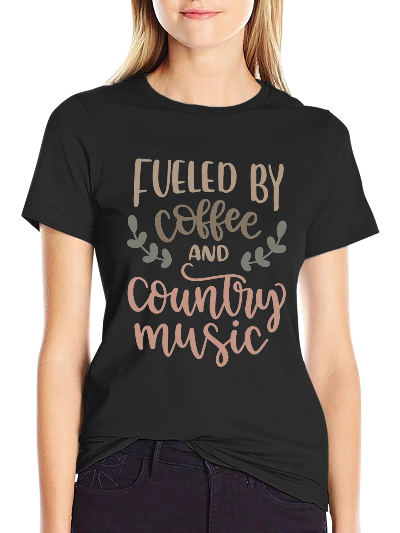 Fueled By Coffee And Country Music T-Shirt