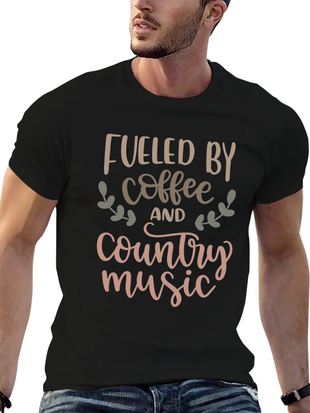 Fueled By Coffee And Country Music T-Shirt