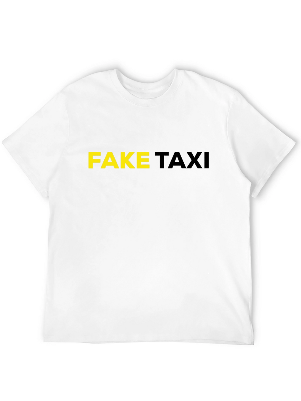 Fake Taxi Graphic Tee - Black Cotton T-Shirt