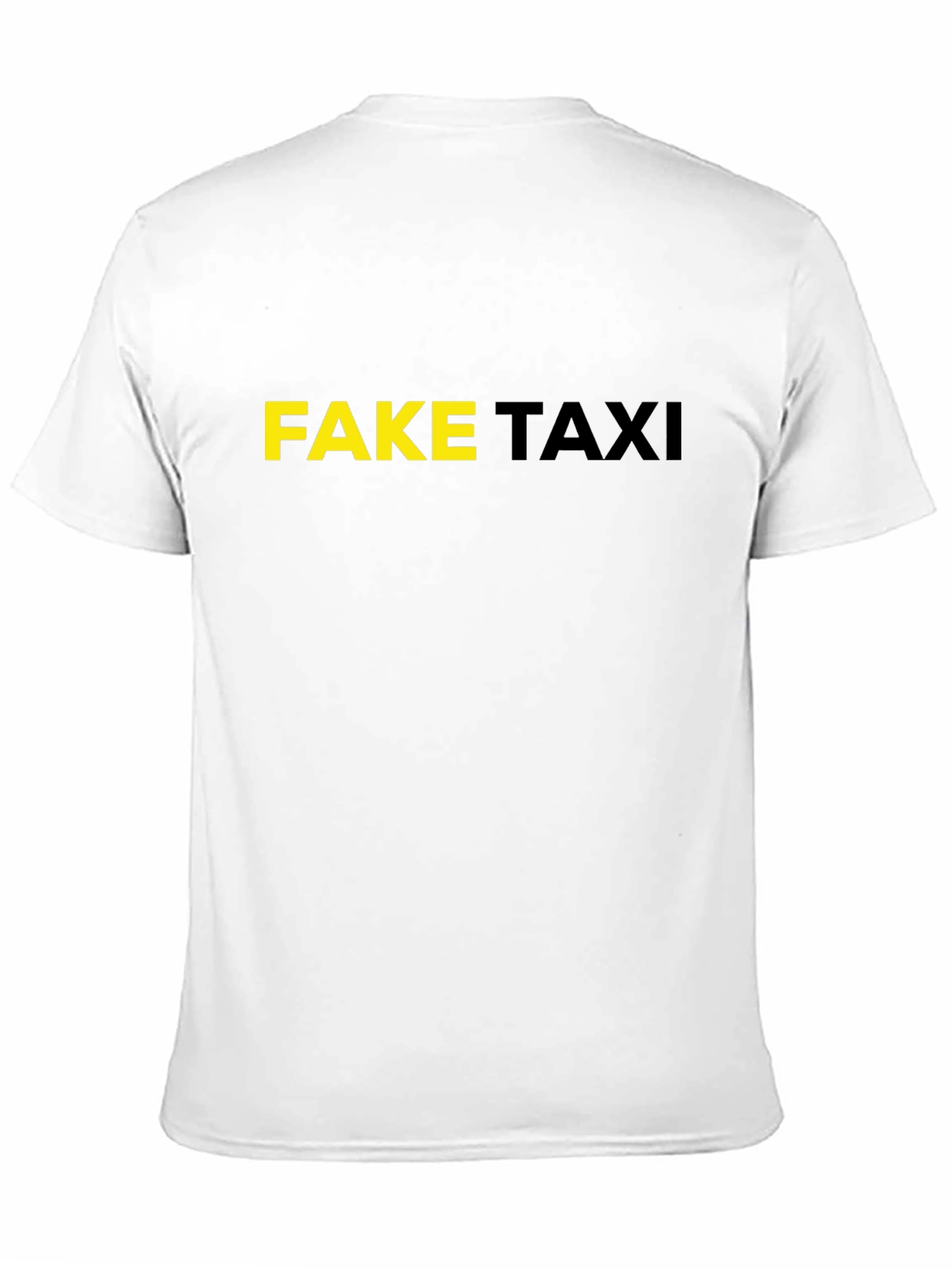 Fake Taxi Graphic Tee - Black Cotton T-Shirt