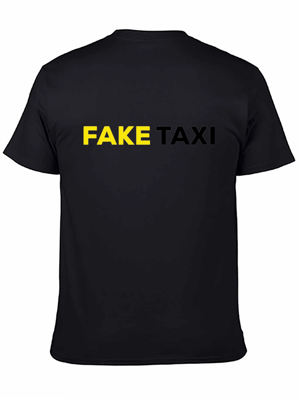 Fake Taxi Graphic Tee - Black Cotton T-Shirt