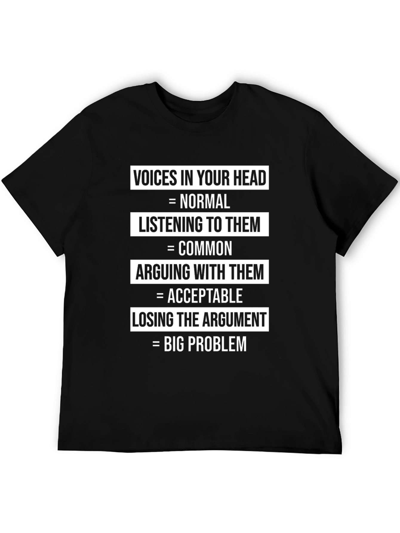 Voices In Your Head Funny Graphic T-Shirt