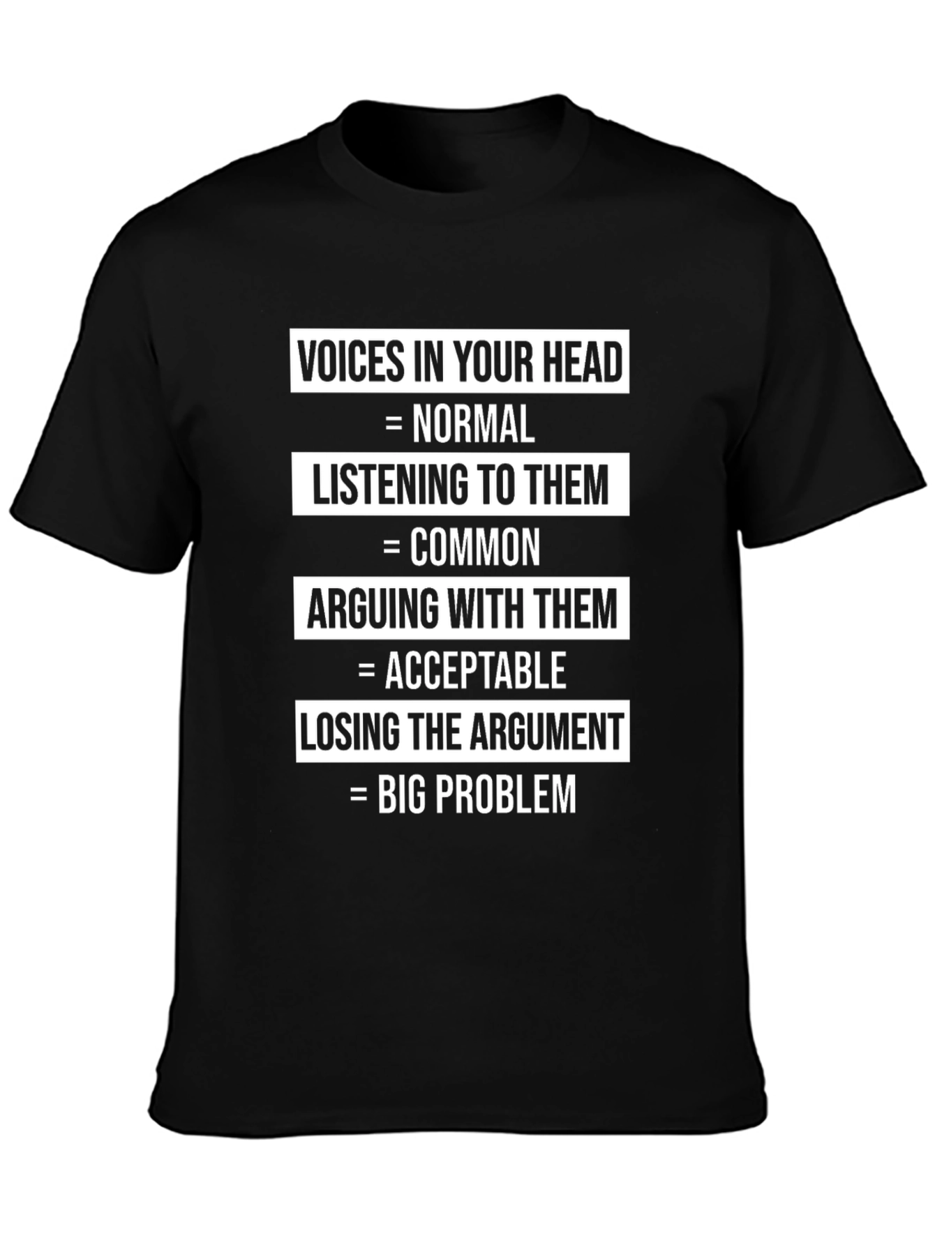 Voices In Your Head Funny Graphic T-Shirt