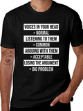 Voices In Your Head Funny Graphic T-Shirt