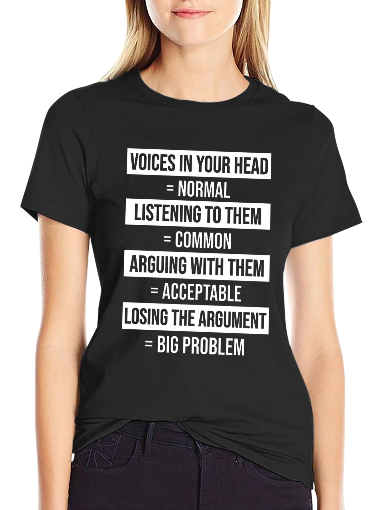 Voices In Your Head Funny Graphic T-Shirt