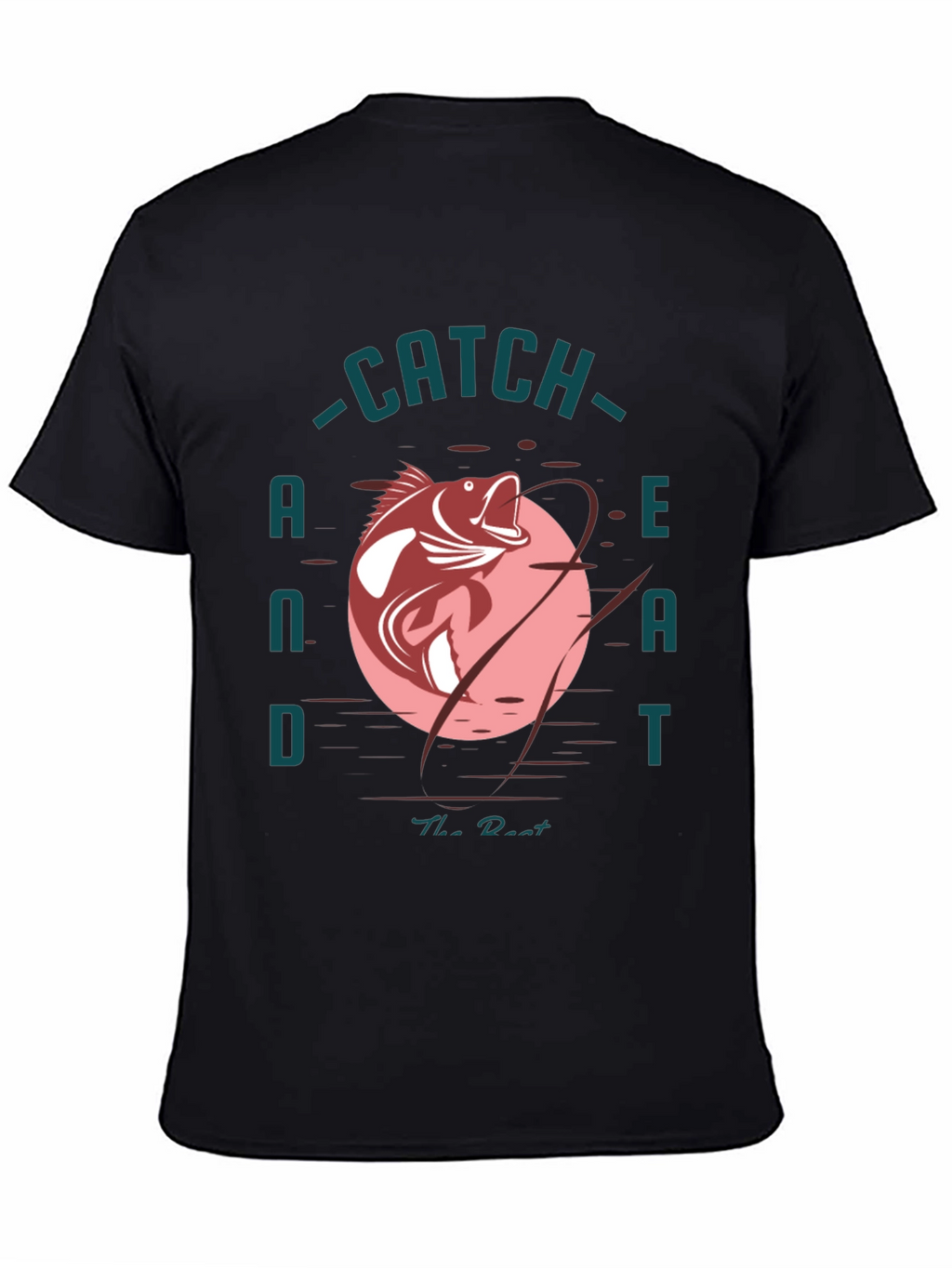 Catch and Eat Fish Graphic T-Shirt