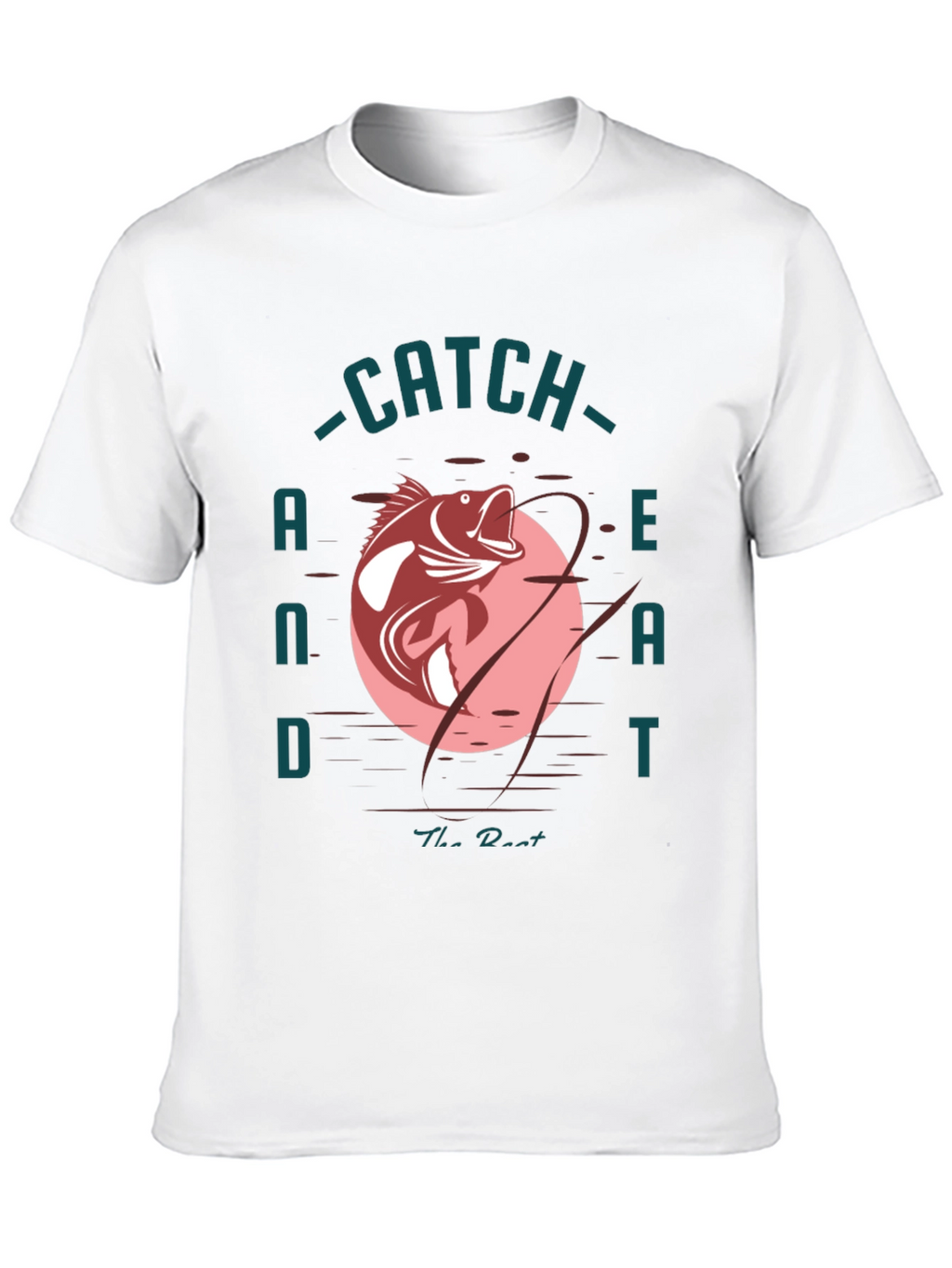 Catch and Eat Fish Graphic T-Shirt