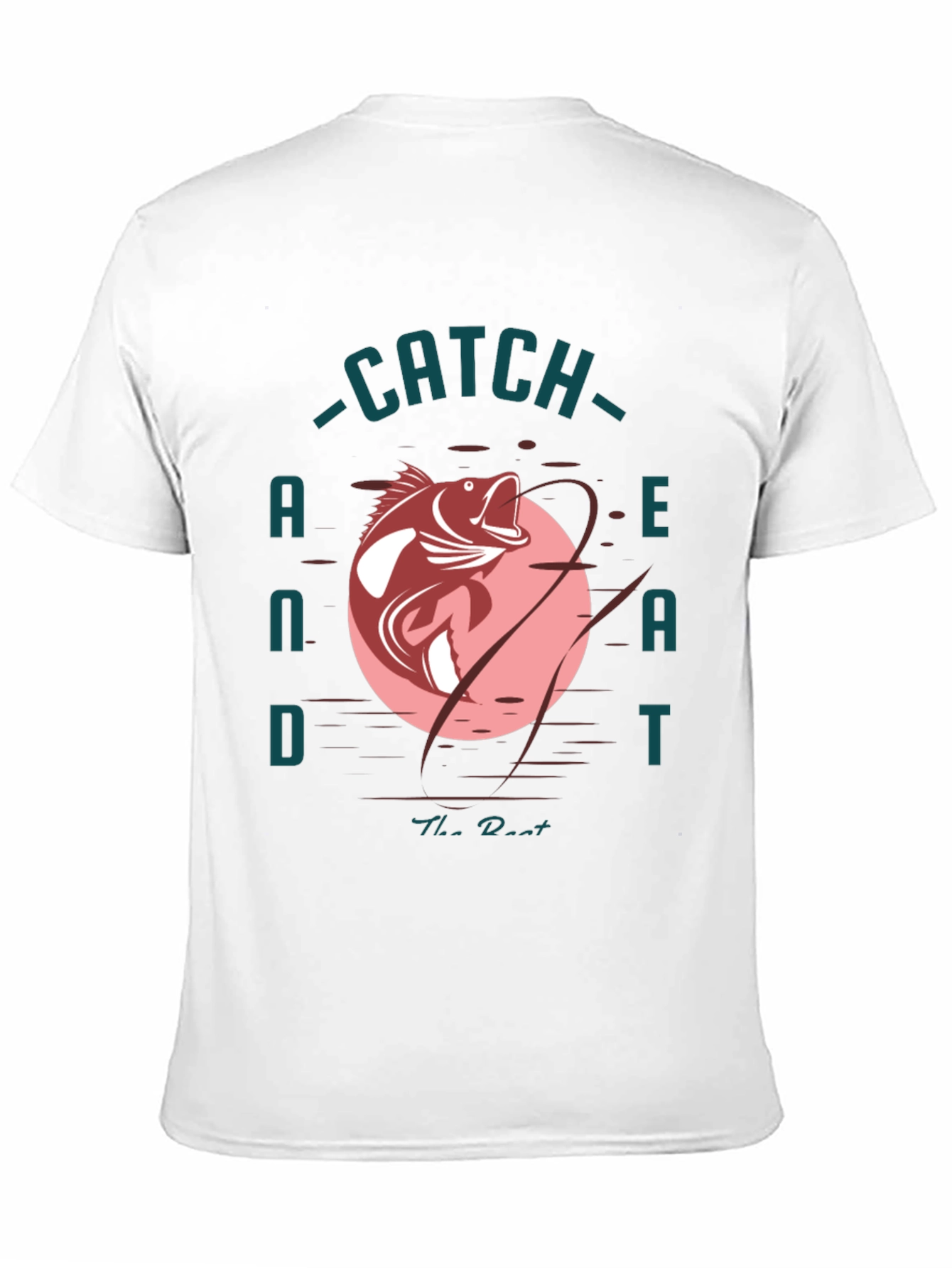 Catch and Eat Fish Graphic T-Shirt