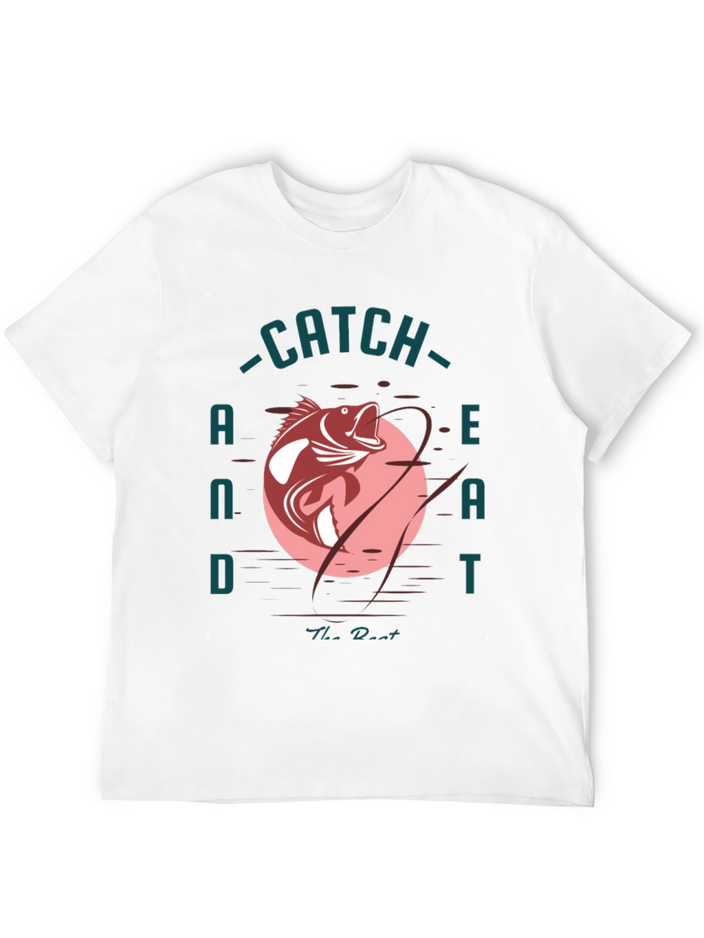 Catch and Eat Fish Graphic T-Shirt